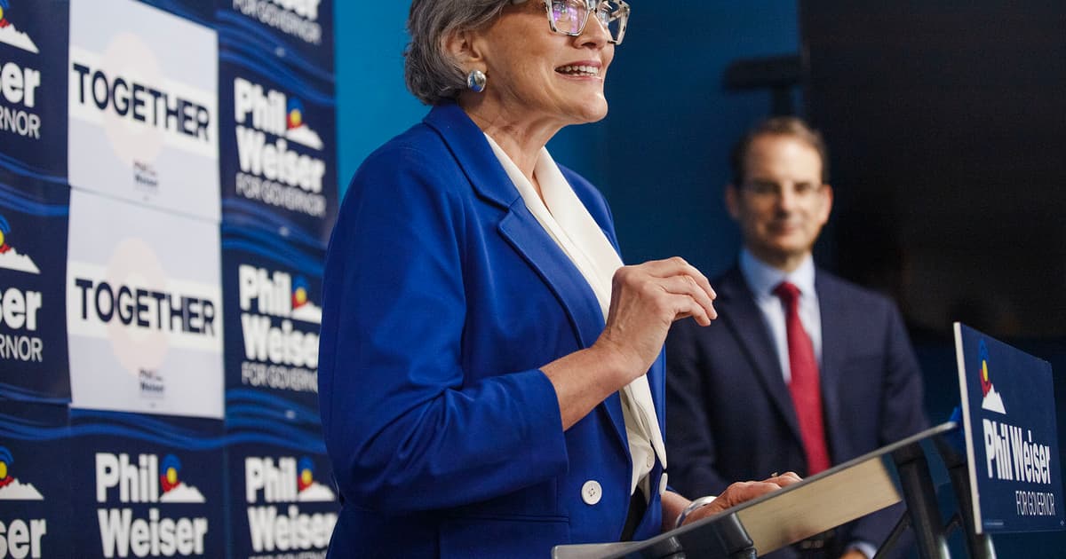 Phil Weiser names Lesley Dahlkemper as his running mate