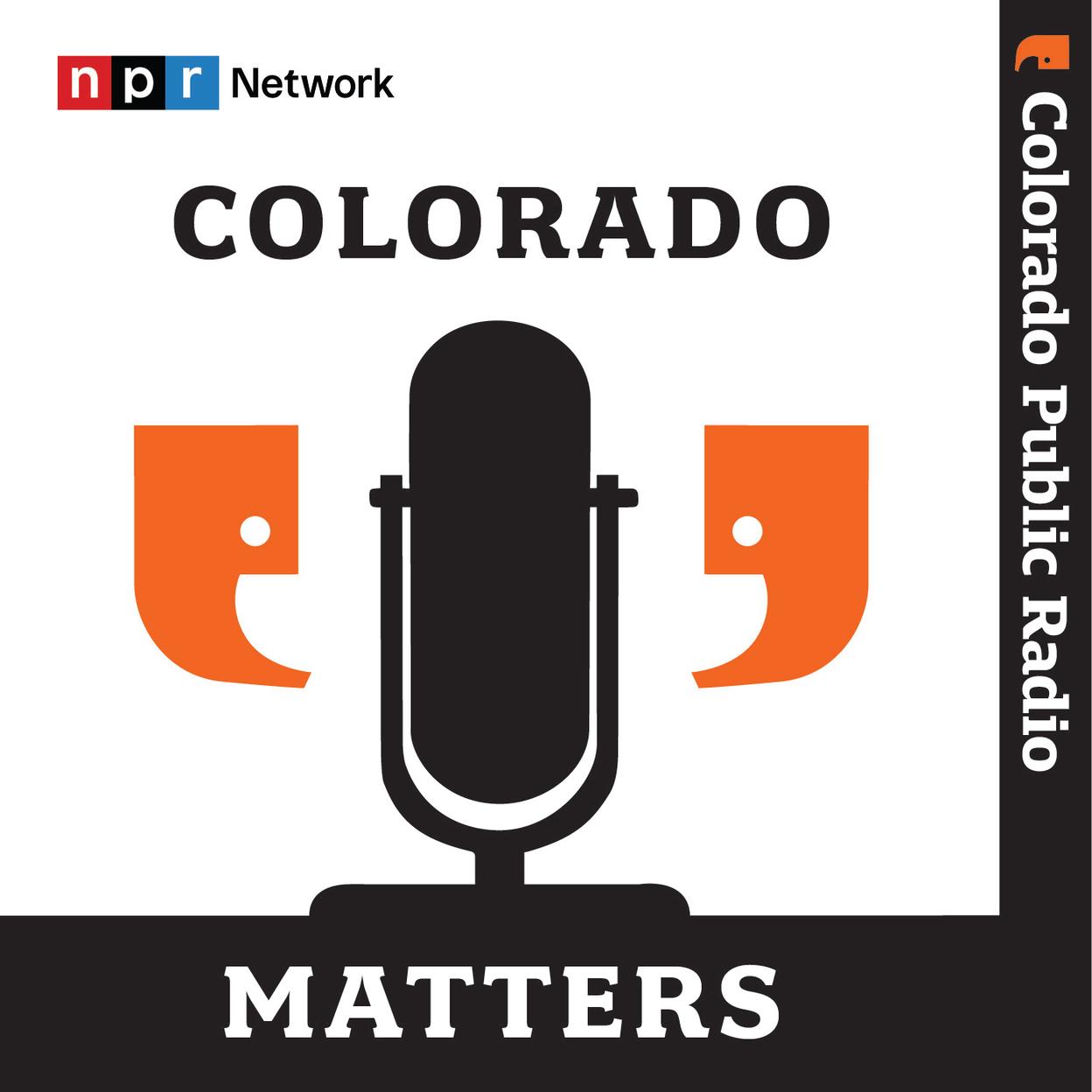Image of chatting quote marks around a microphone.