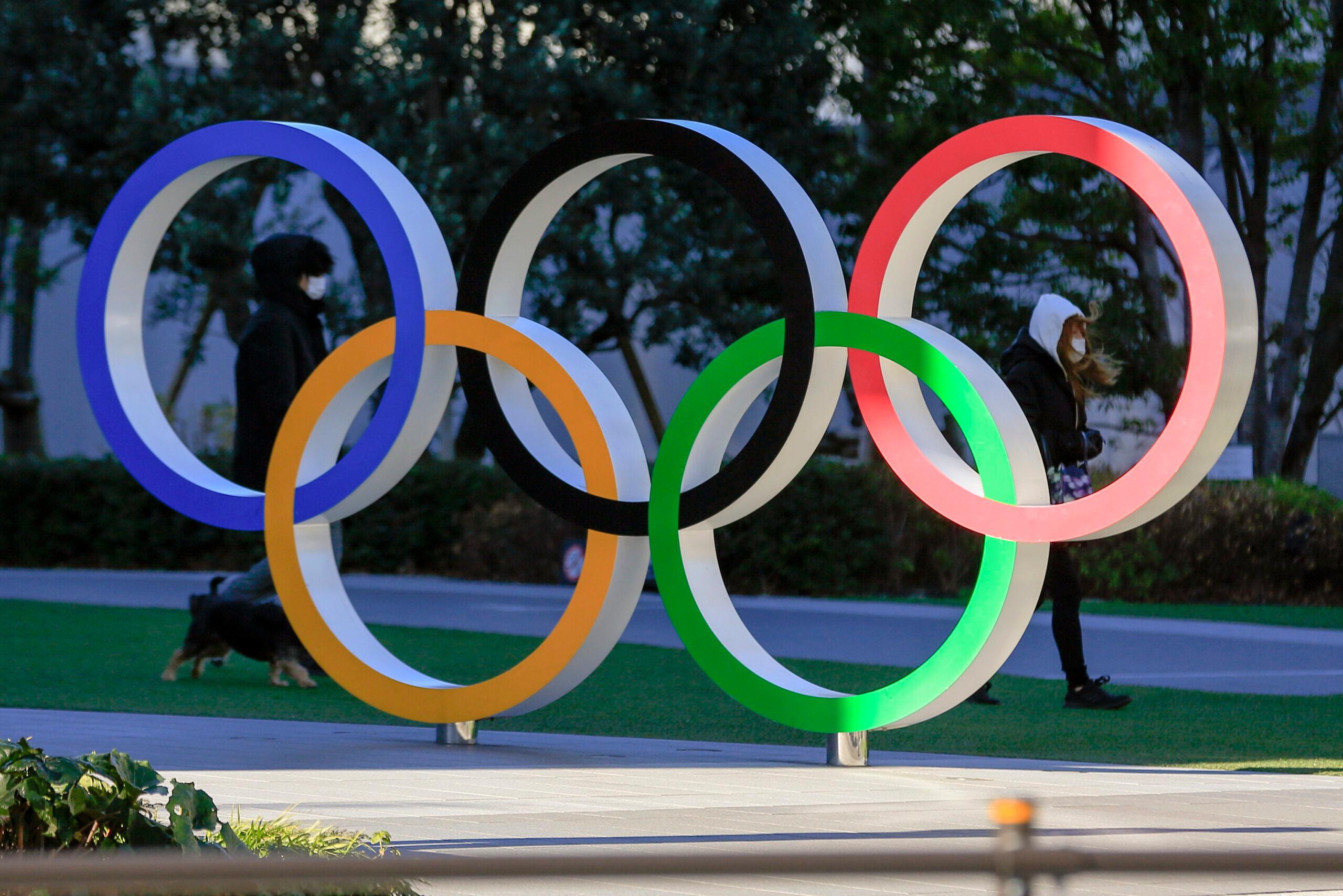 Olympic rings in Tokyo