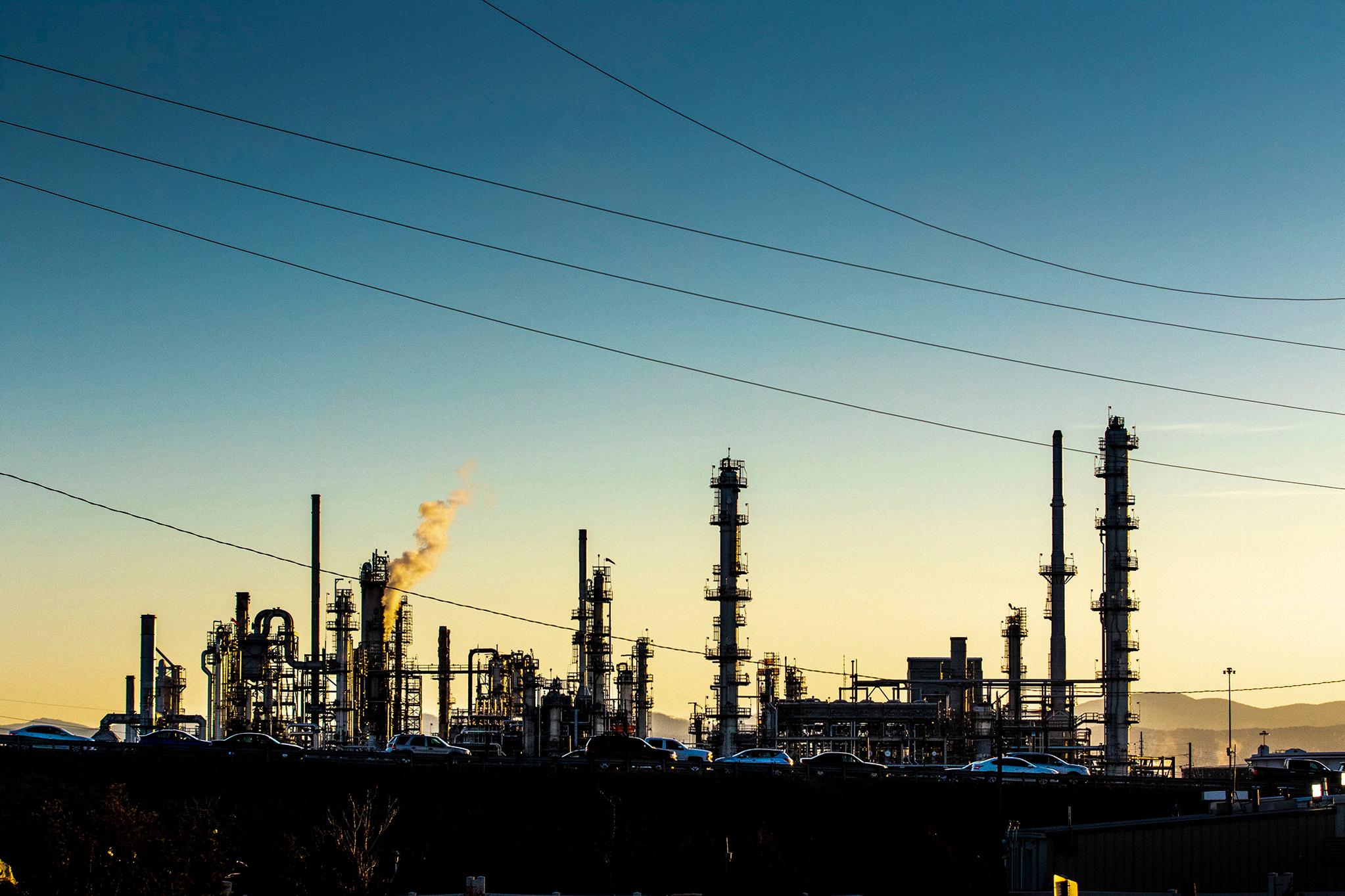 The Suncor refinery in Commerce City. March 6, 2021.