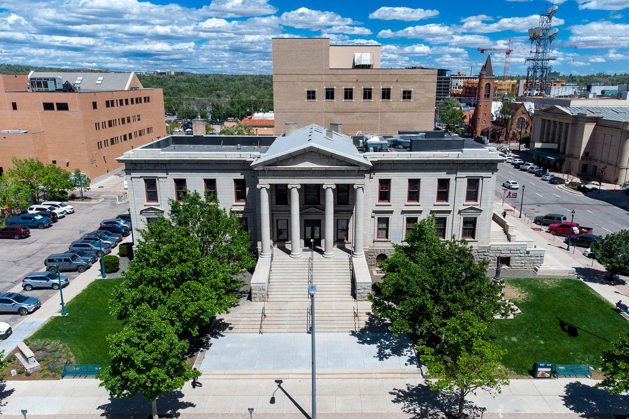 Colorado Springs City Hall. May 31, 2022.