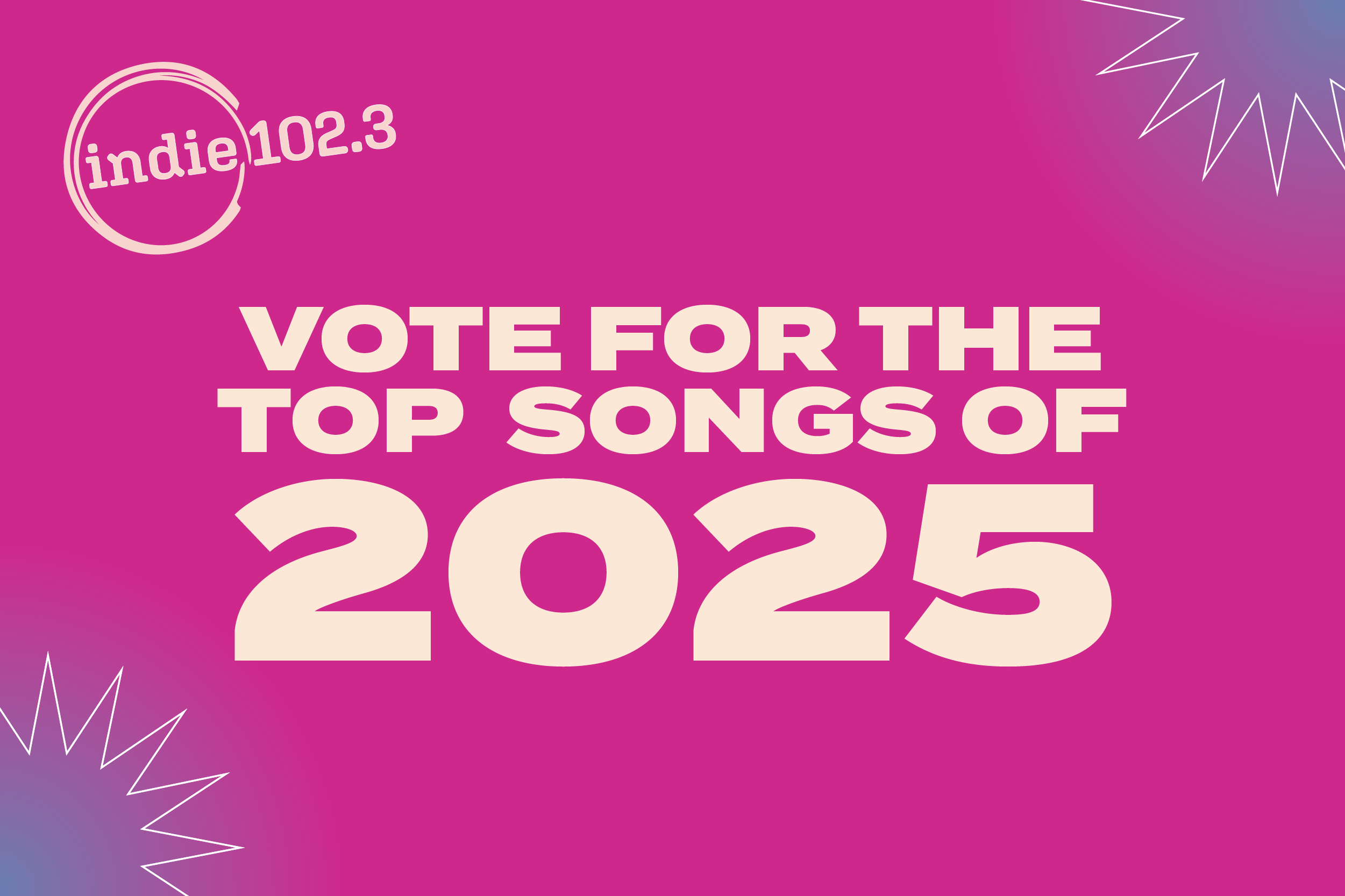Vote for the top songs of 2025
