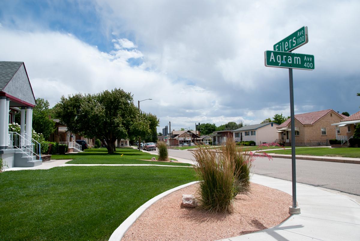 &quot;The lawns are perfectly manicured, and the architecture hasn't changed much,&quot; says Pueblo City Planner, Wade Broadhead.  Old Bojon Town grew up around the former CF &amp; I steel mill, now Evraz, and smokestacks can be seen in the distance.