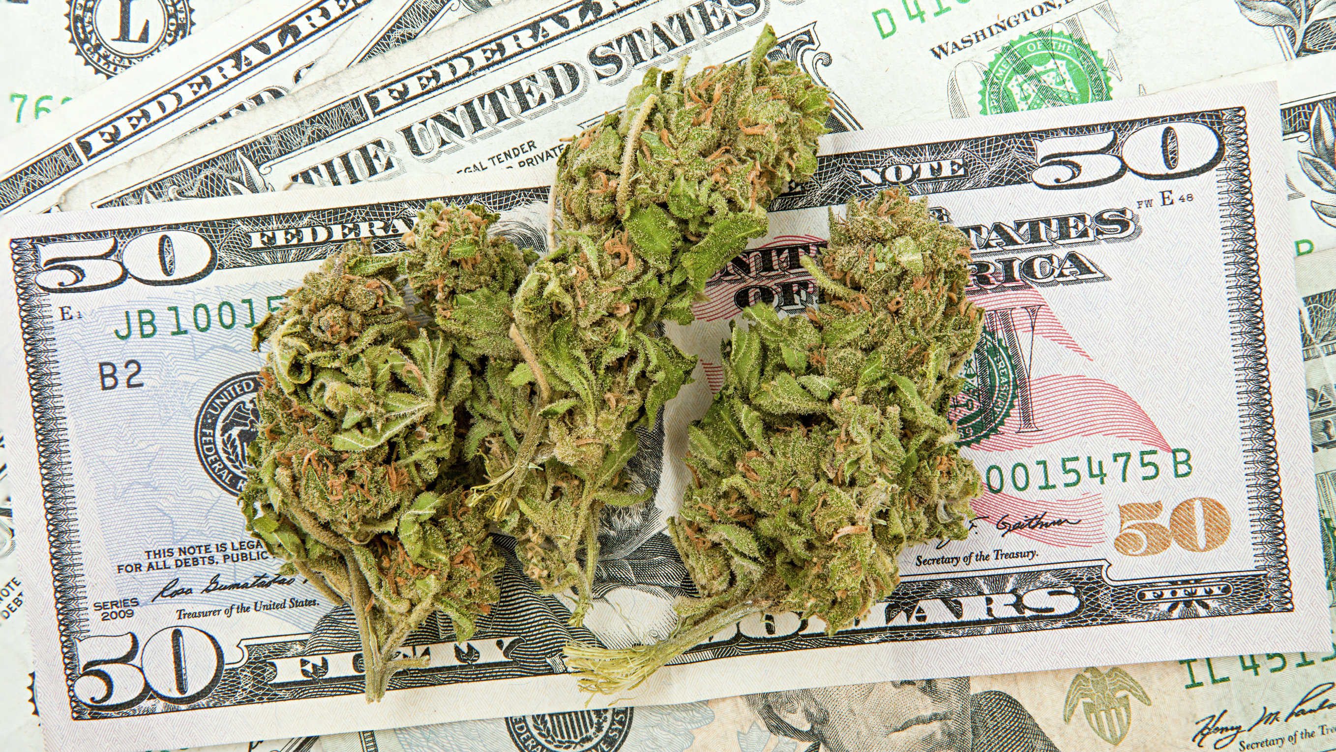 Photo: Marijuana money (iStockphoto)