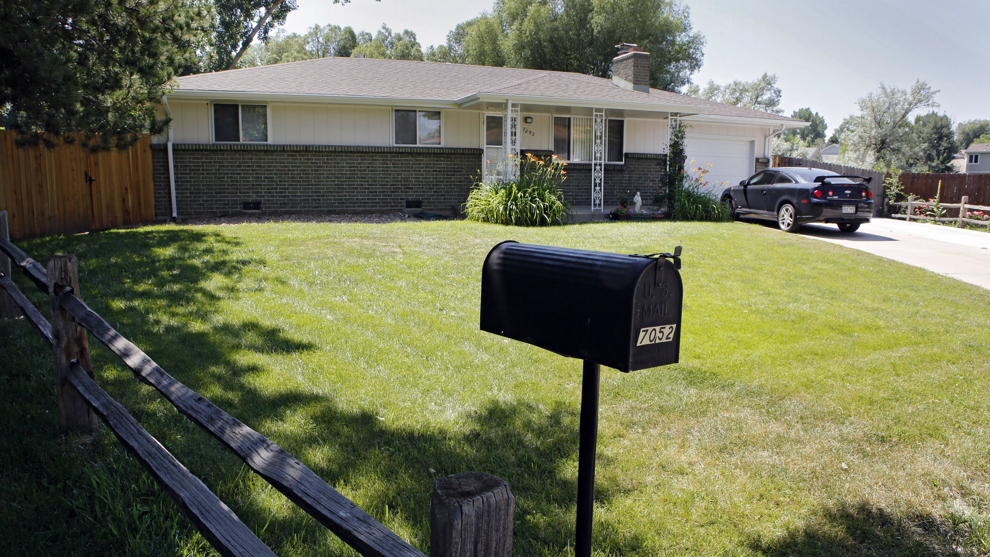 Photo: Shannon Maureen Conley&#039;s childhood home (AP Photo)