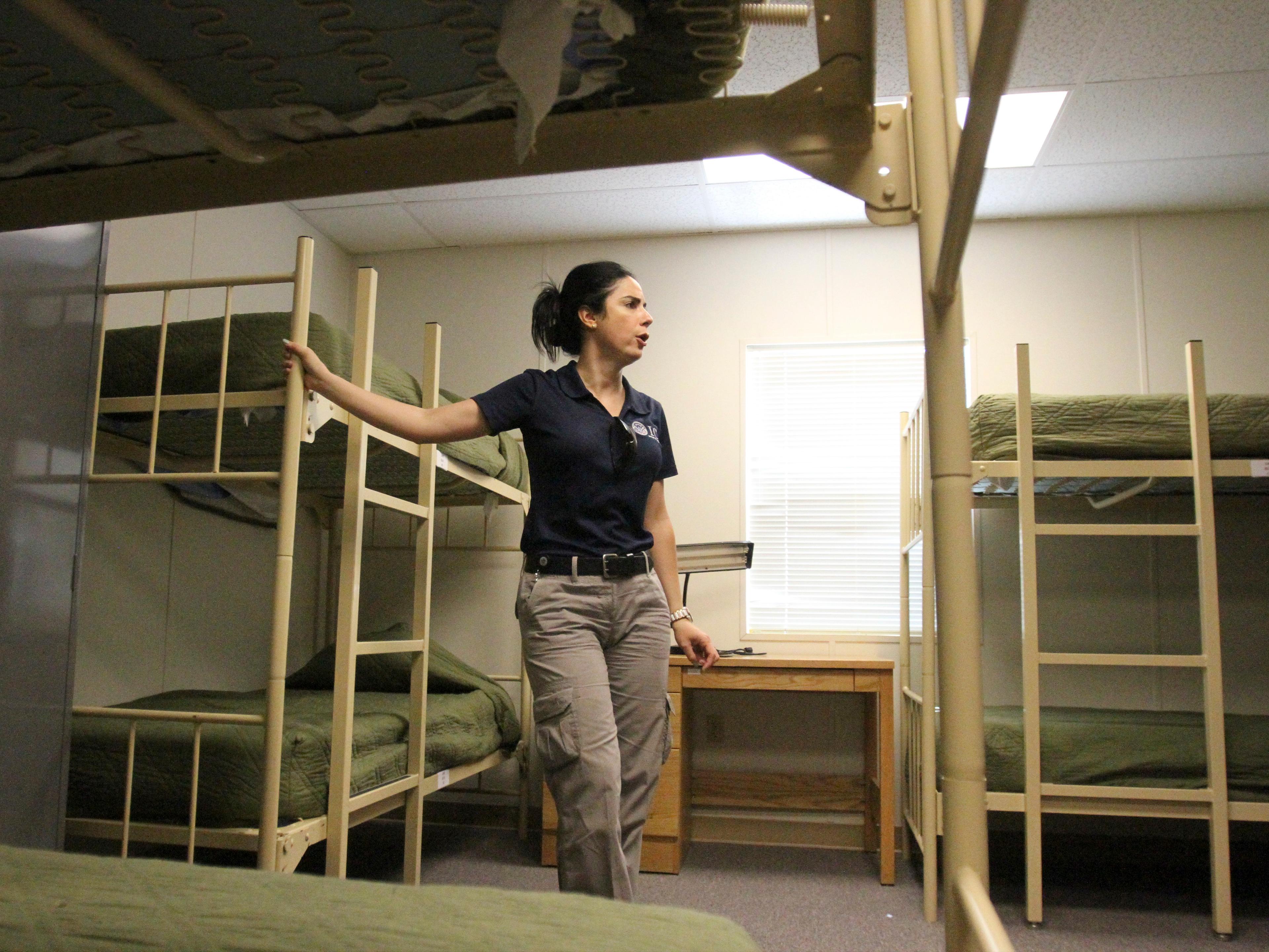 Photo: Dormitory for immigrant families in New Mexico