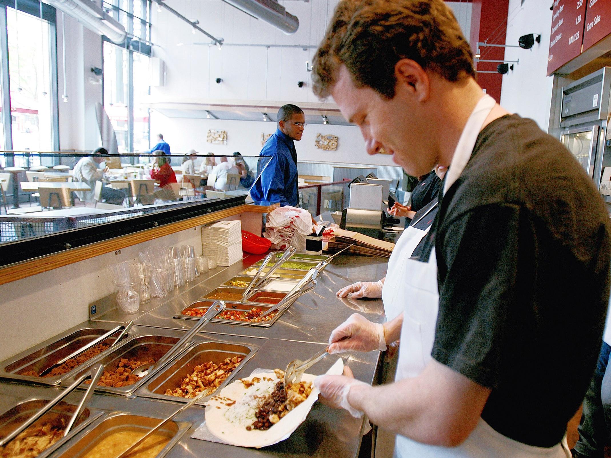 Photo: Chipotle in downtown Denver (AP Photo)