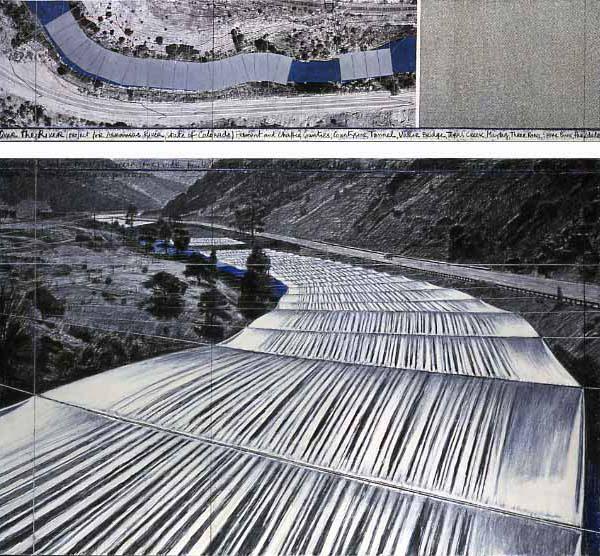 &#039;Over The River&#039; Drawings By Christo