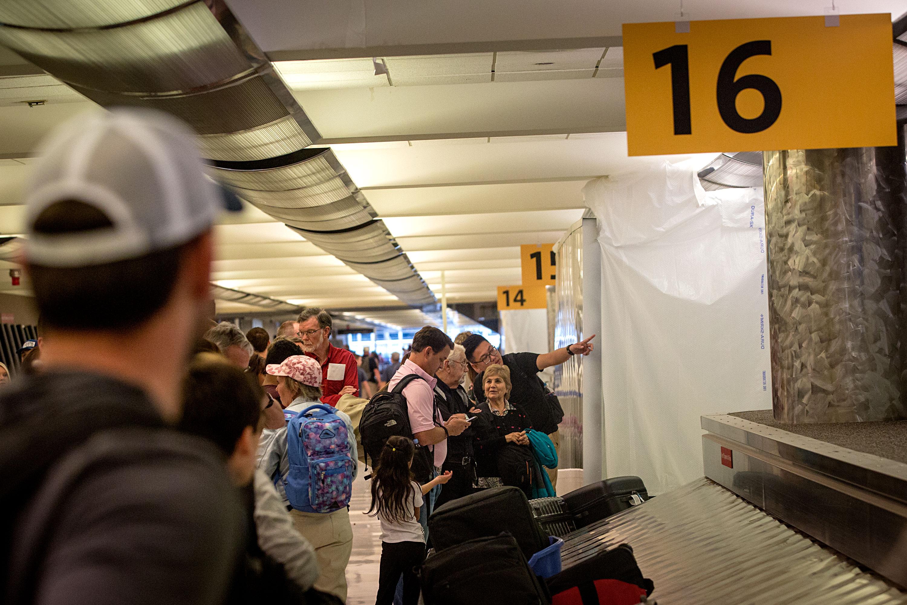 DIA Denver International Airport Passengers Construction