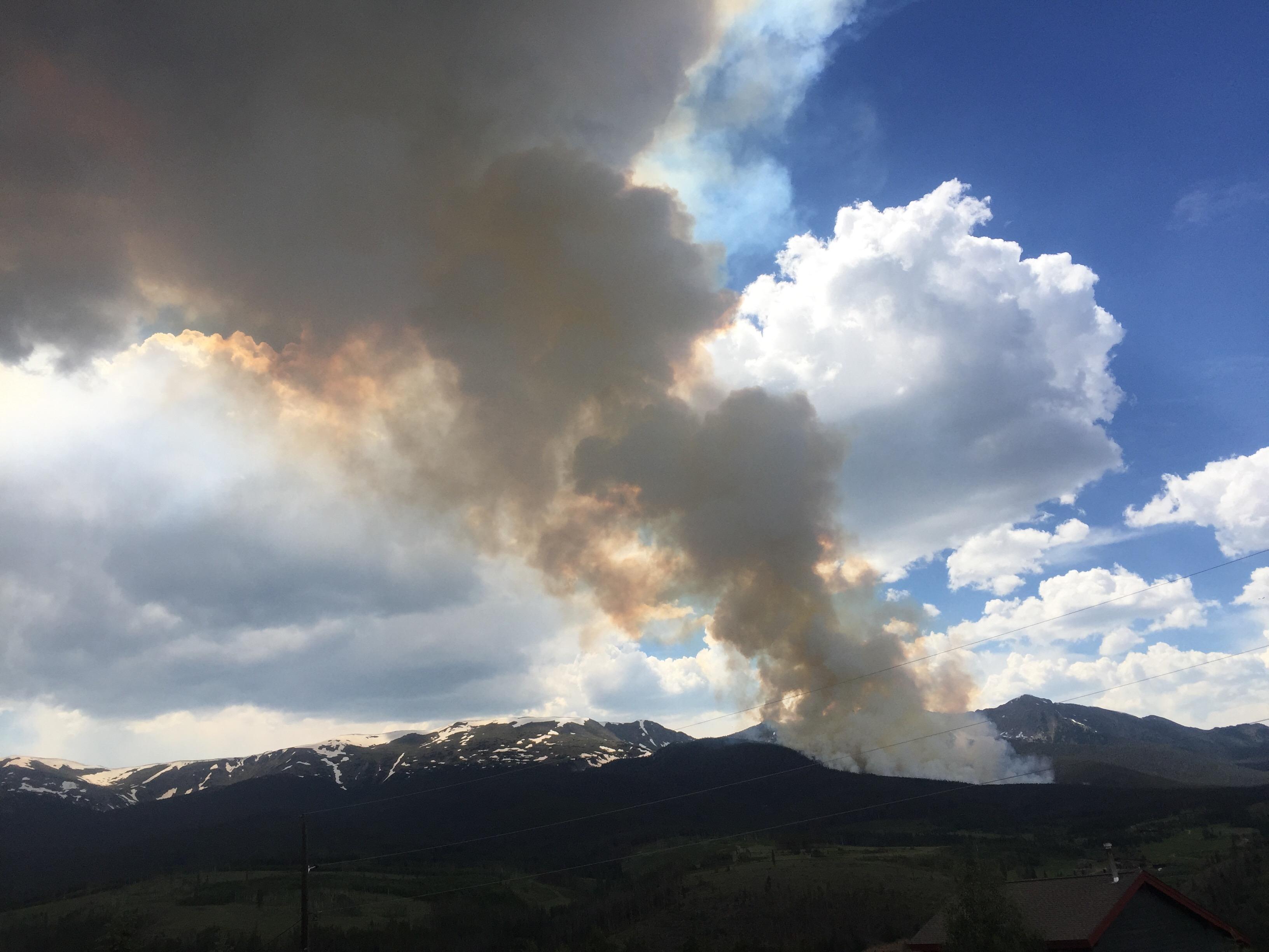 Photo: Breckenridge Wildfire 1 | Peak 2, July 5 - Inciweb
