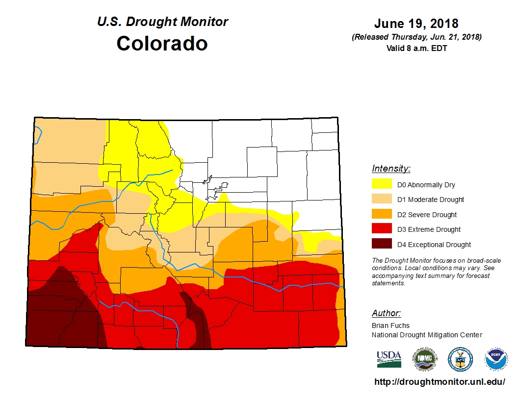 Photo: Colorado Drought Map