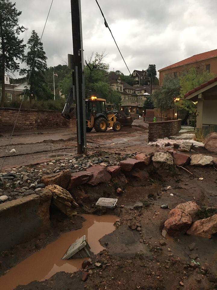 Photo: Flooding and mudslides in Manitou Springs | City of Manitou Springs