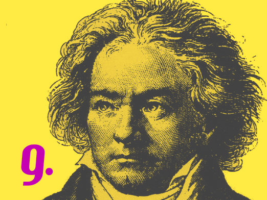 Image: Beethoven symphony 9 slide