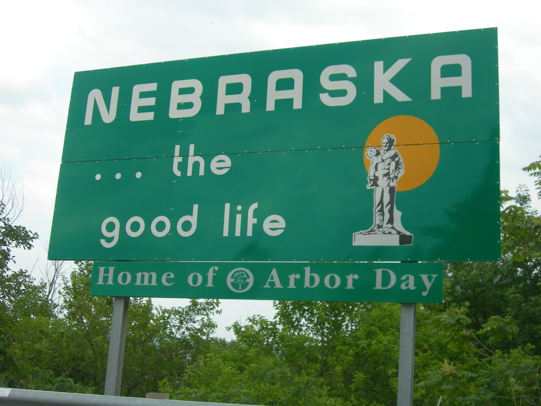 Photo: Nebraska State Line (Flickr)