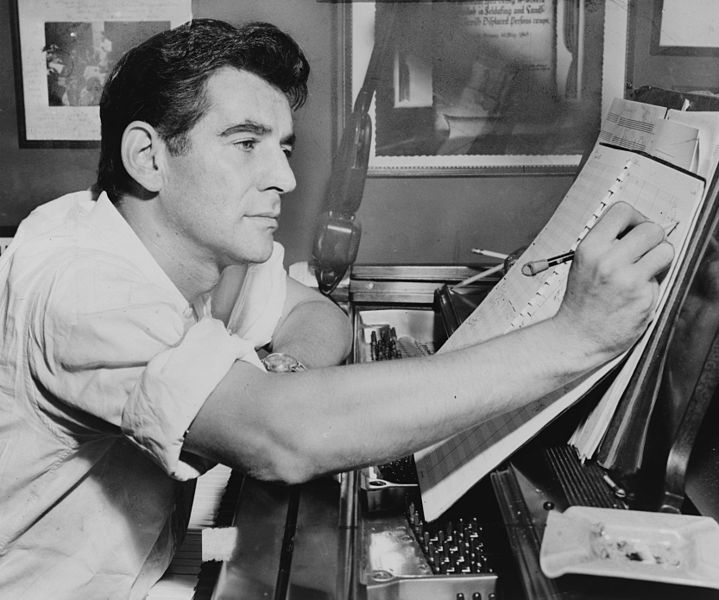 Photo: Leonard Bernstein in 1955