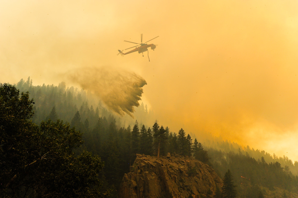 Photo: Wildfire, High Park 2012, Poudre Canyon