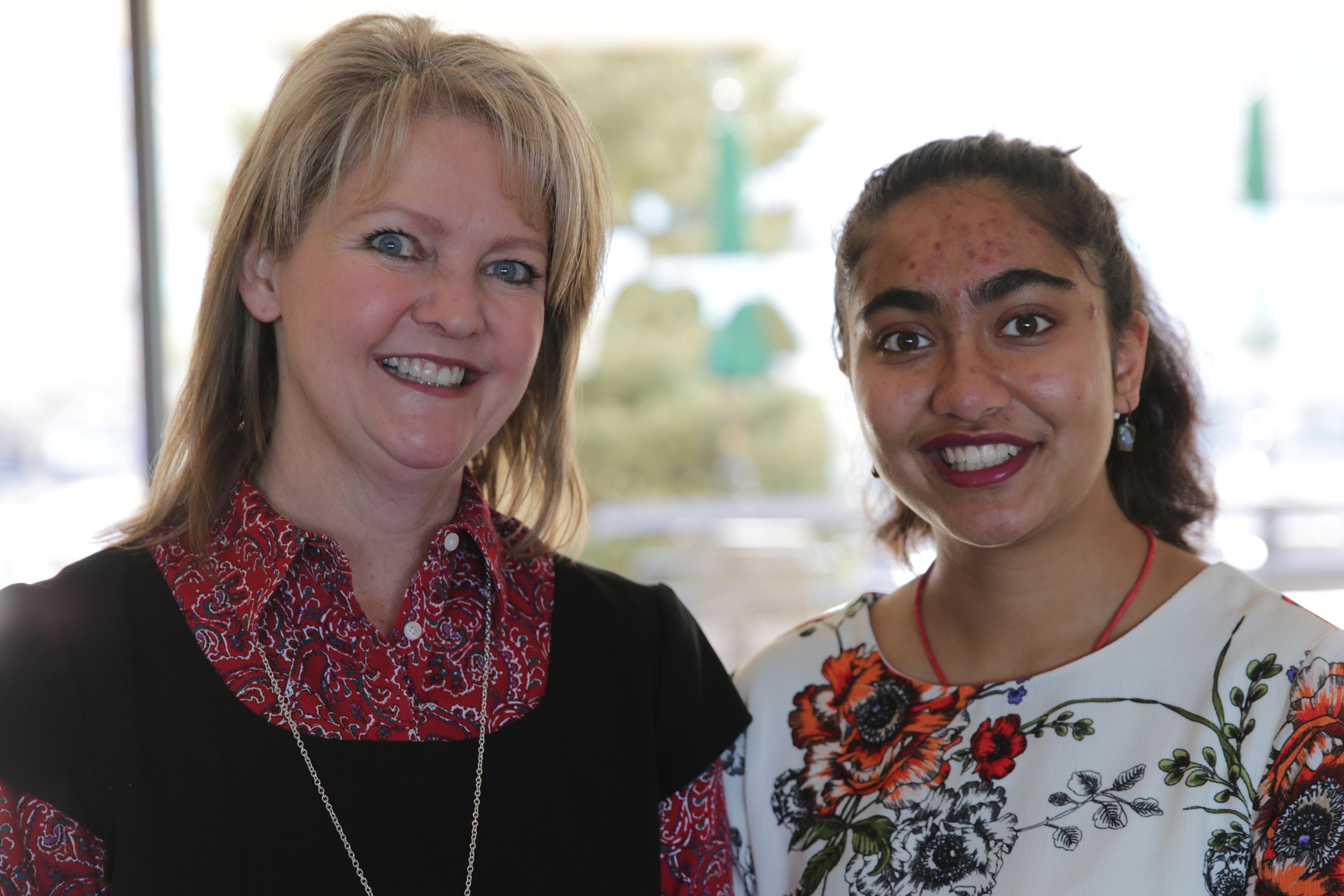 Photo: Debbi Blyth, Shreya Nallapati, Cyber Security