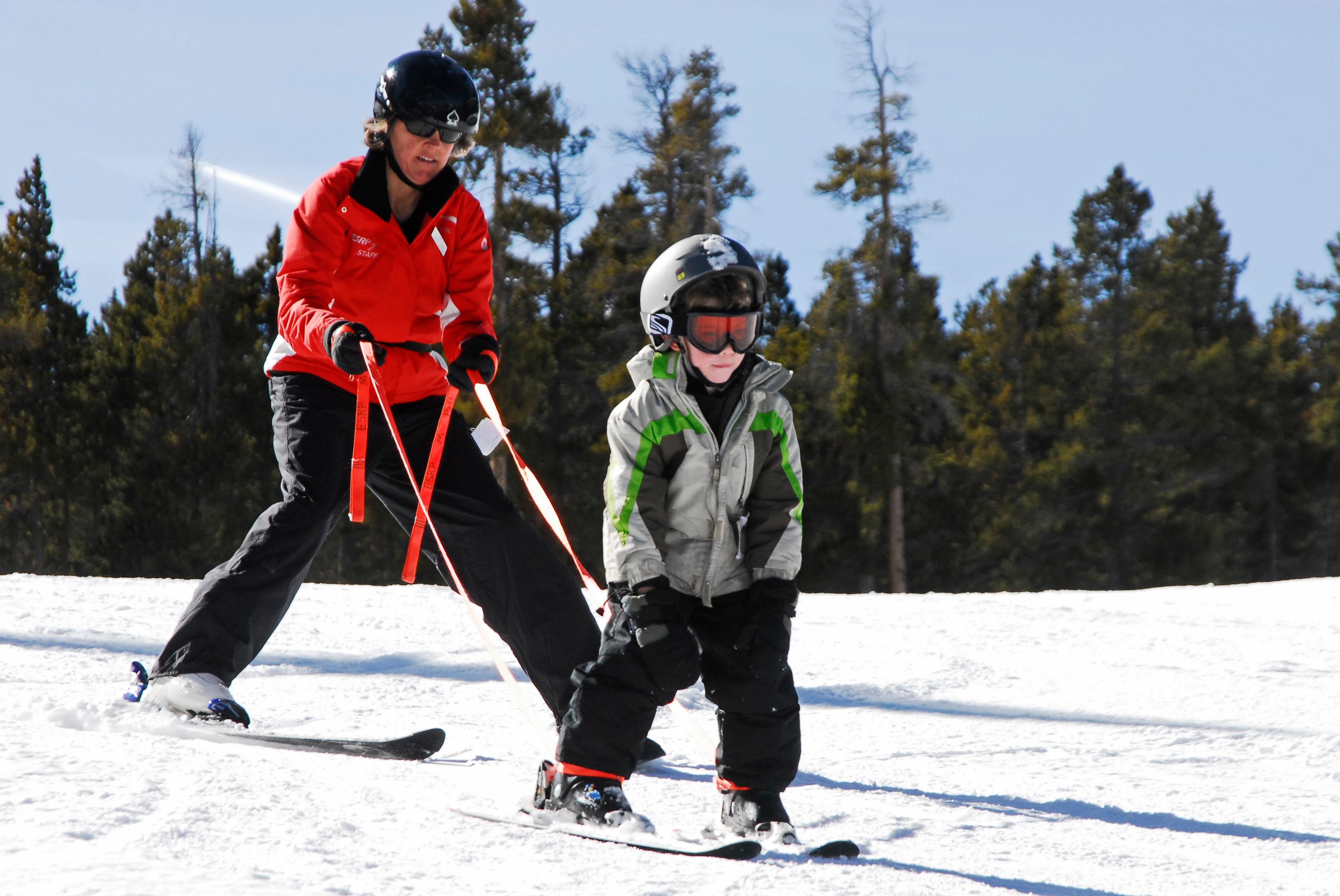 photo: Aidan Rotter skiing