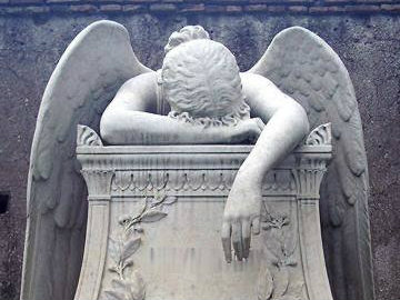 Photo: Angel of Grief sculpture