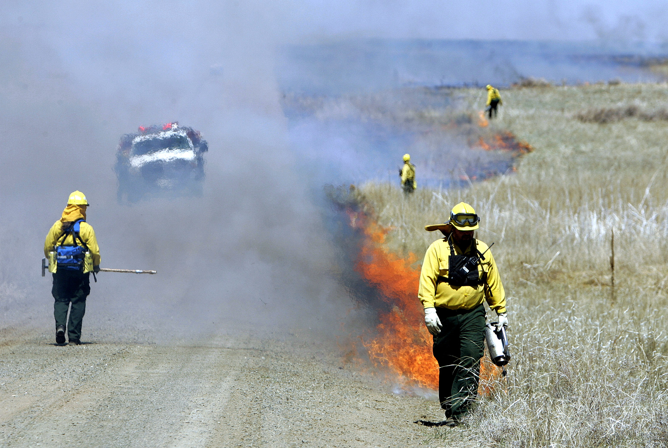 Fire fighters