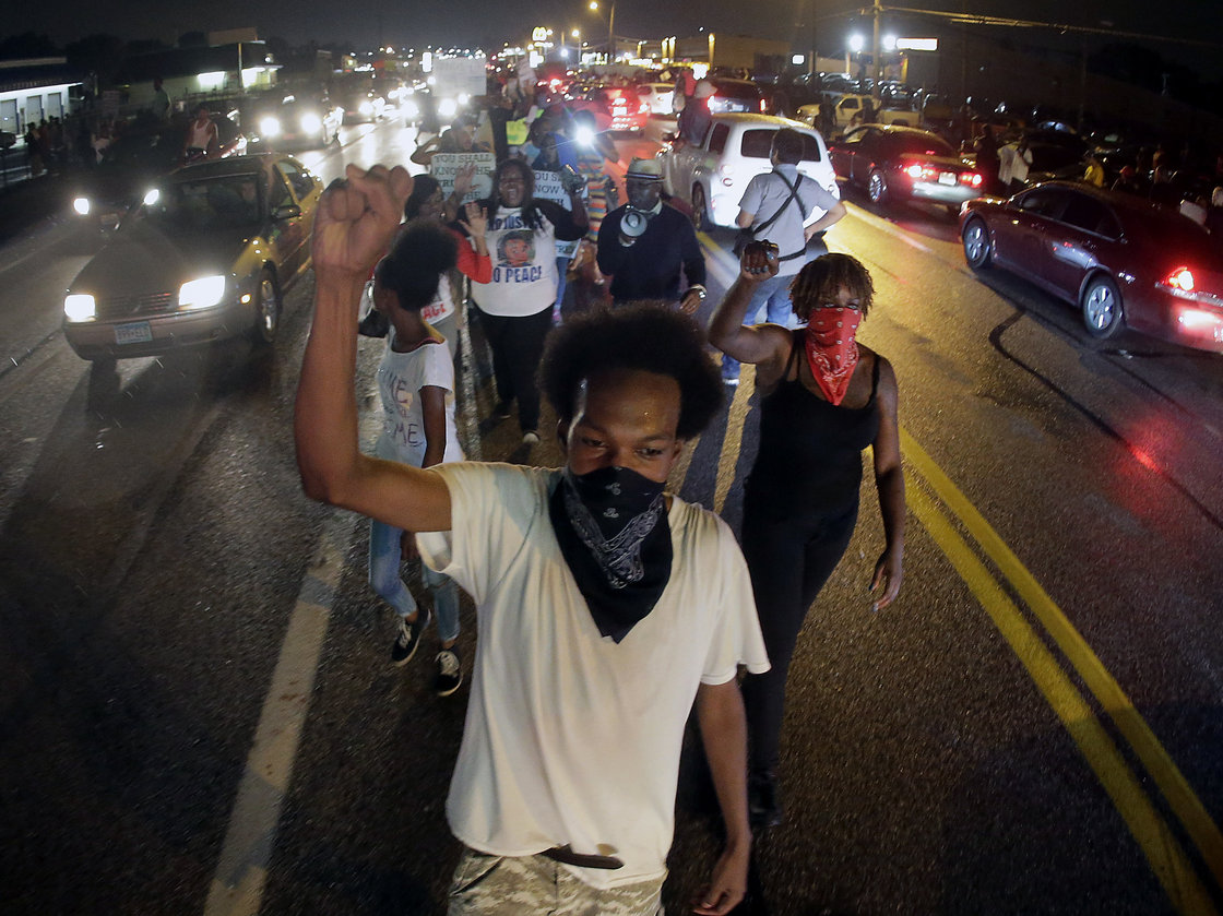photo: Ferguson riot NPR