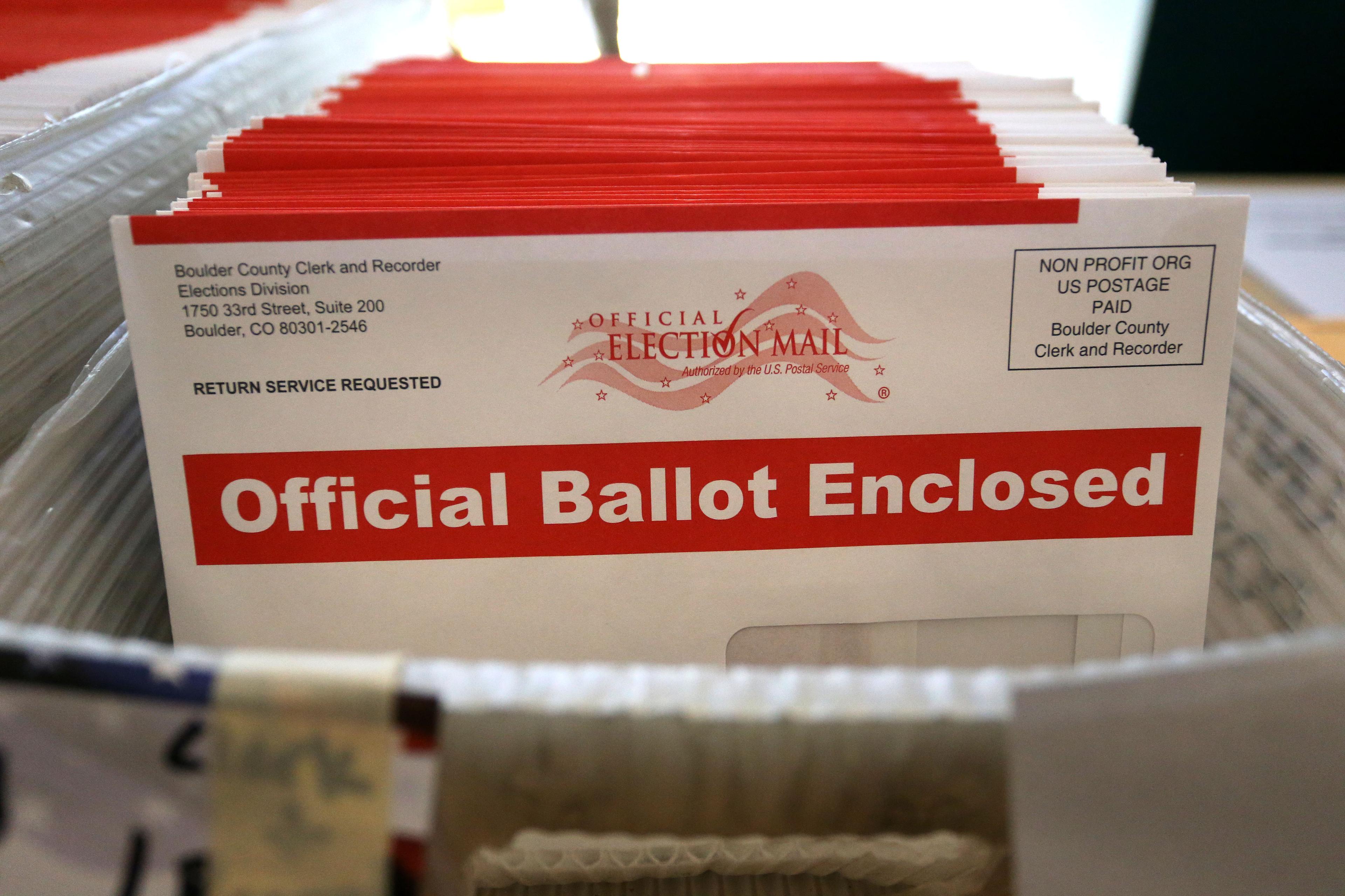 Photo: Mail in ballots Election 2014