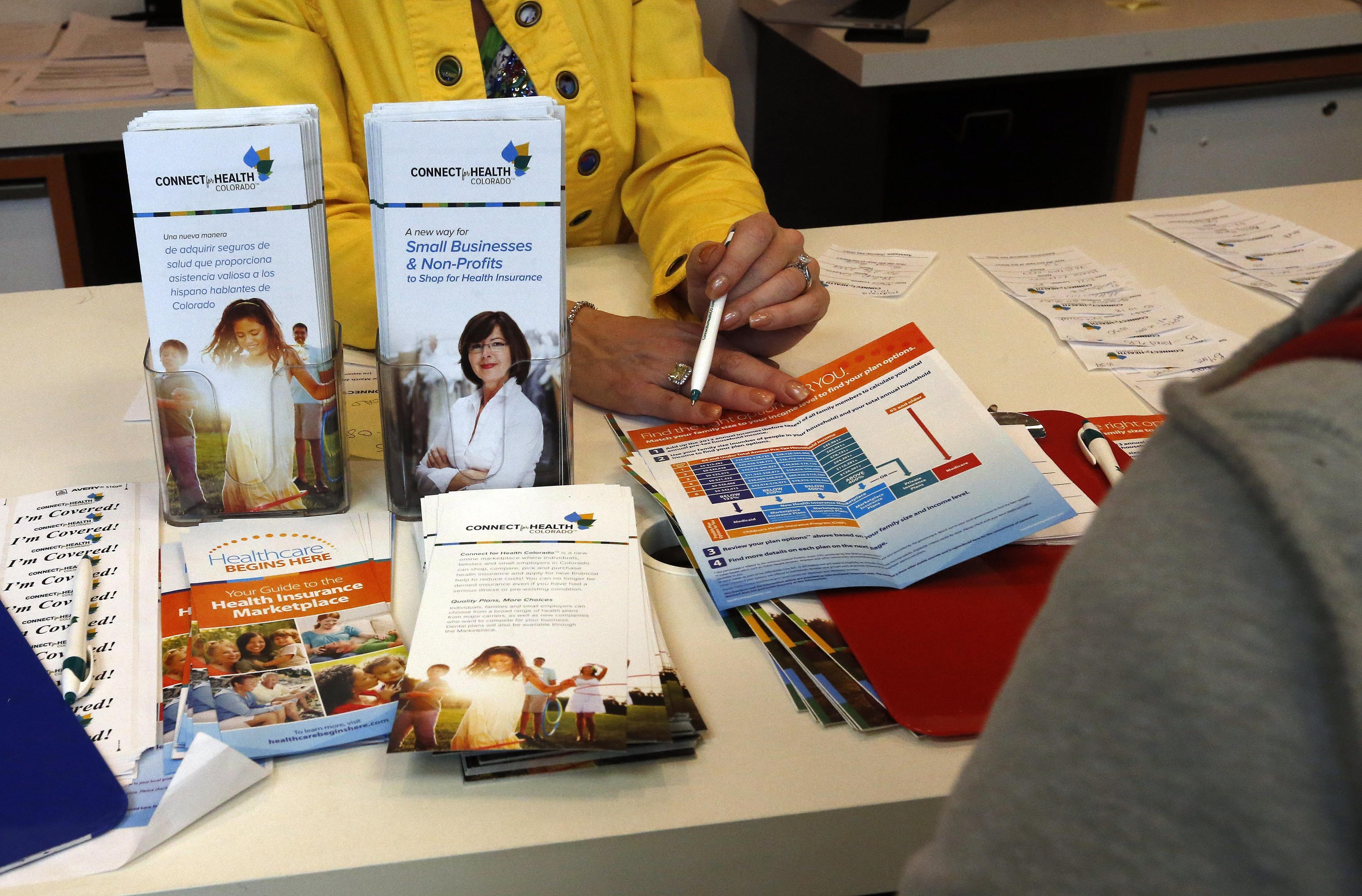 Photo: Connect For Health Colorado walk-in client (AP Photo)