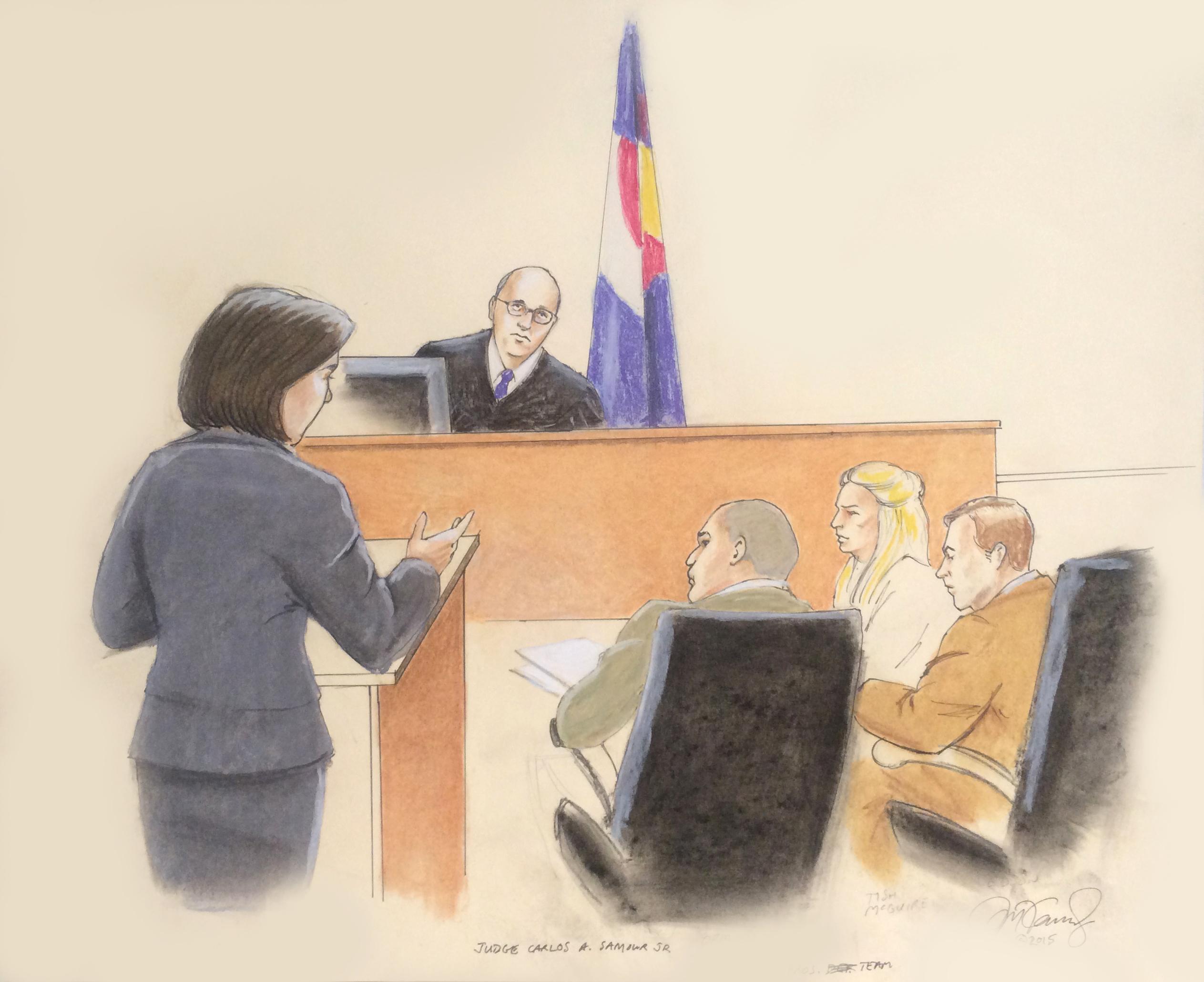 Photo: Aurora theater shooting jury selection sketch