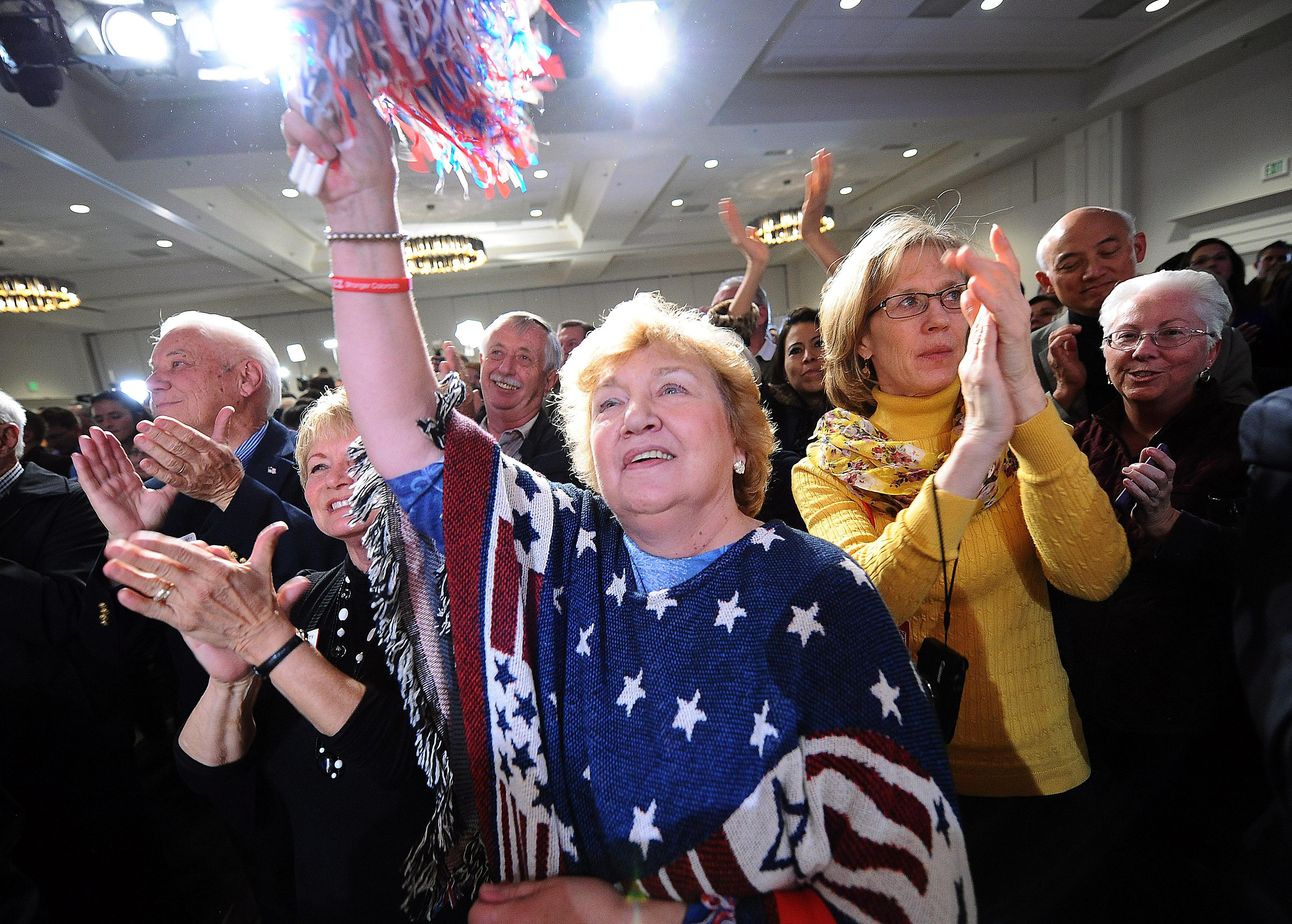 Rep: Republicans cheer (AP Photo)