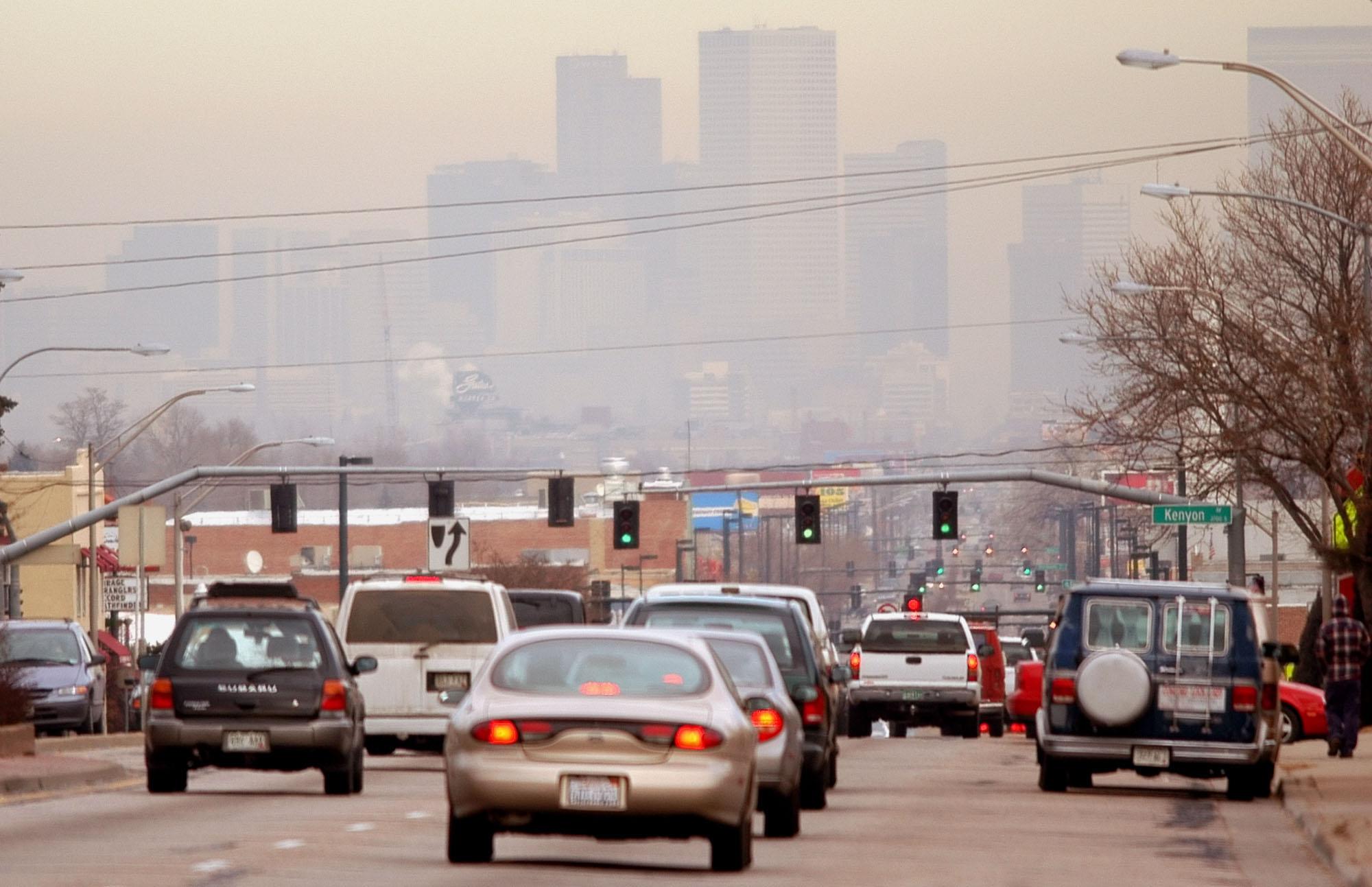Photo: Denver pollution (AP Photo)