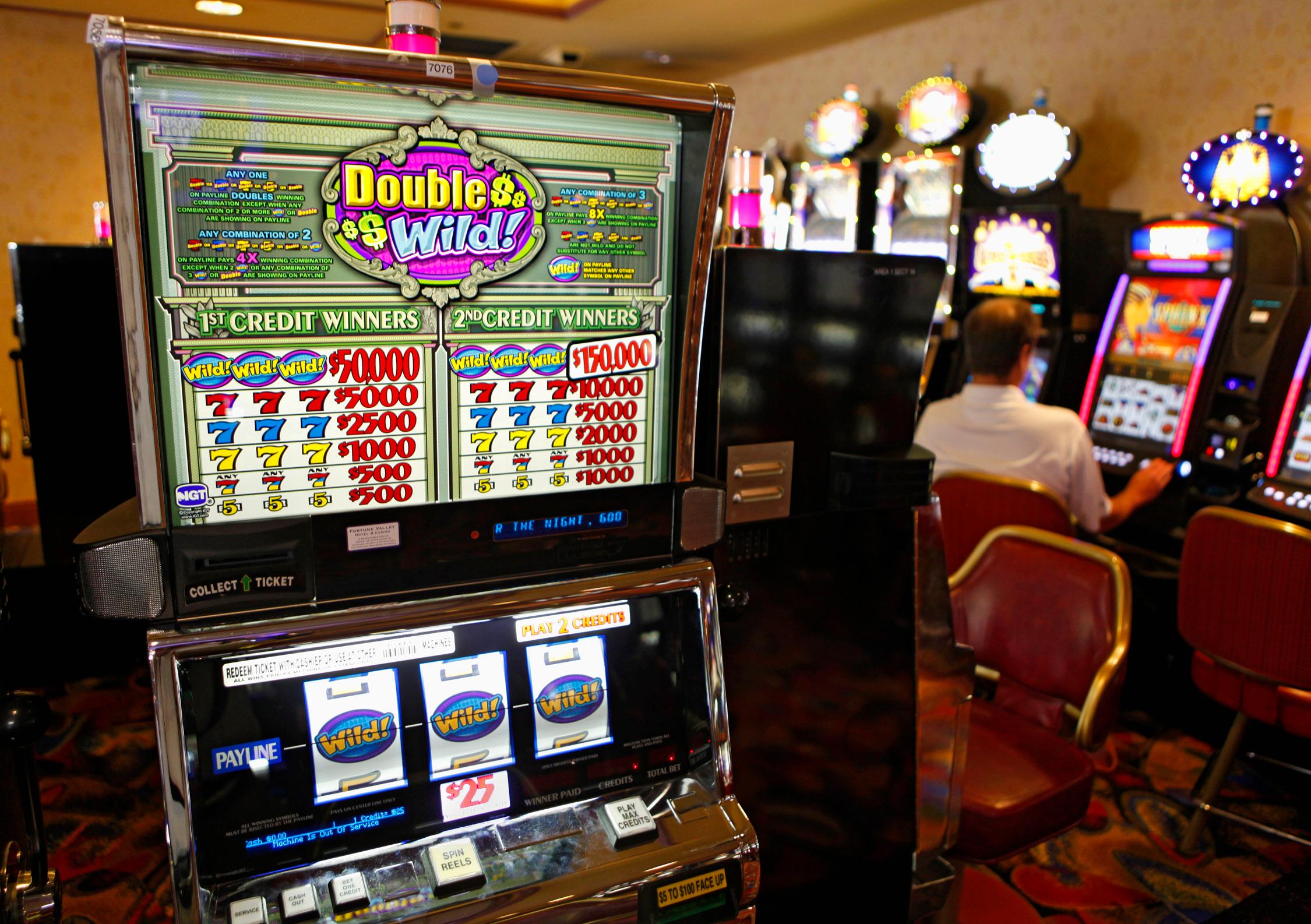 Photo: Central City casino slot machine (AP Photo)