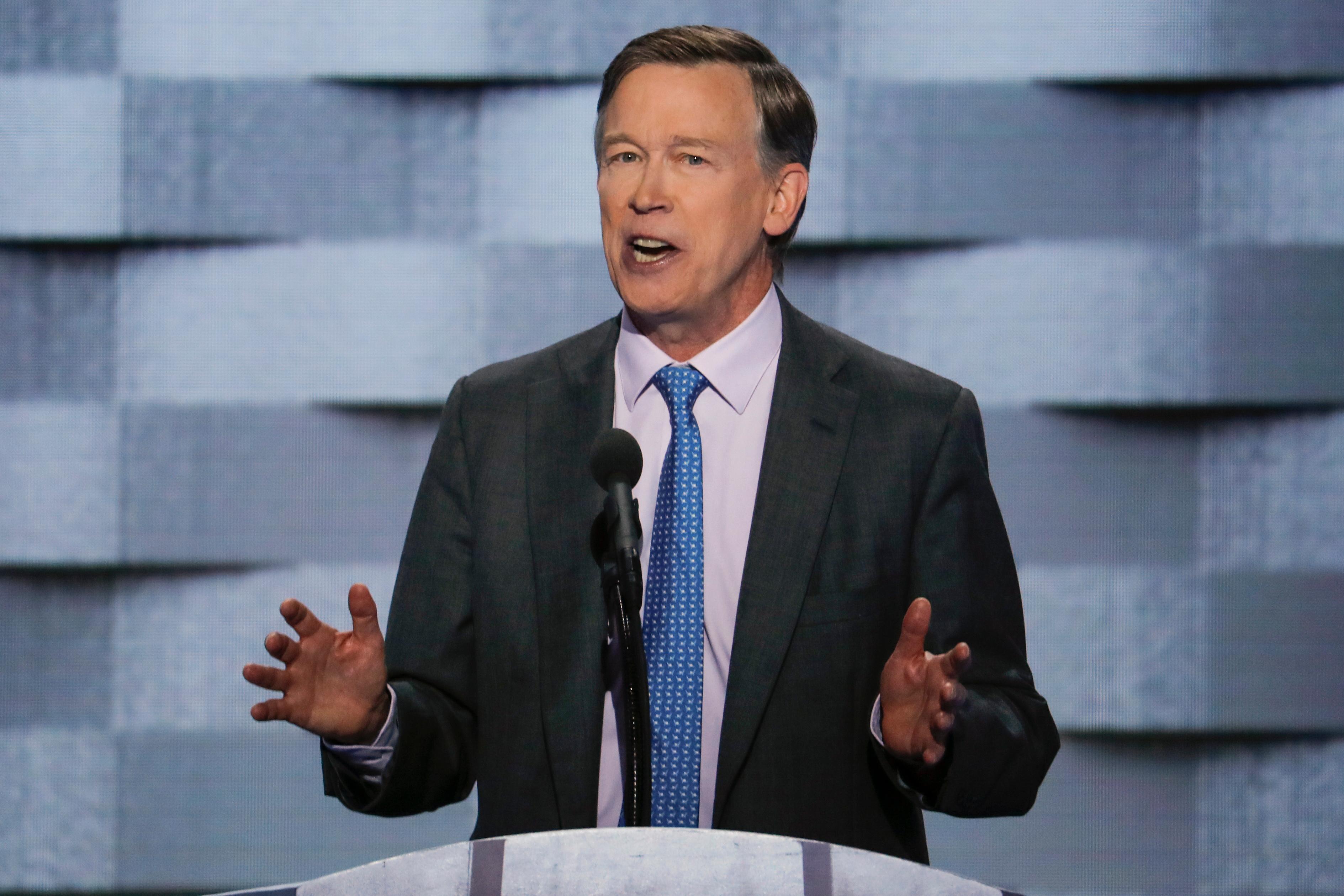 Photo: Hickenlooper Speaks At 2016 Democratic National Convntion