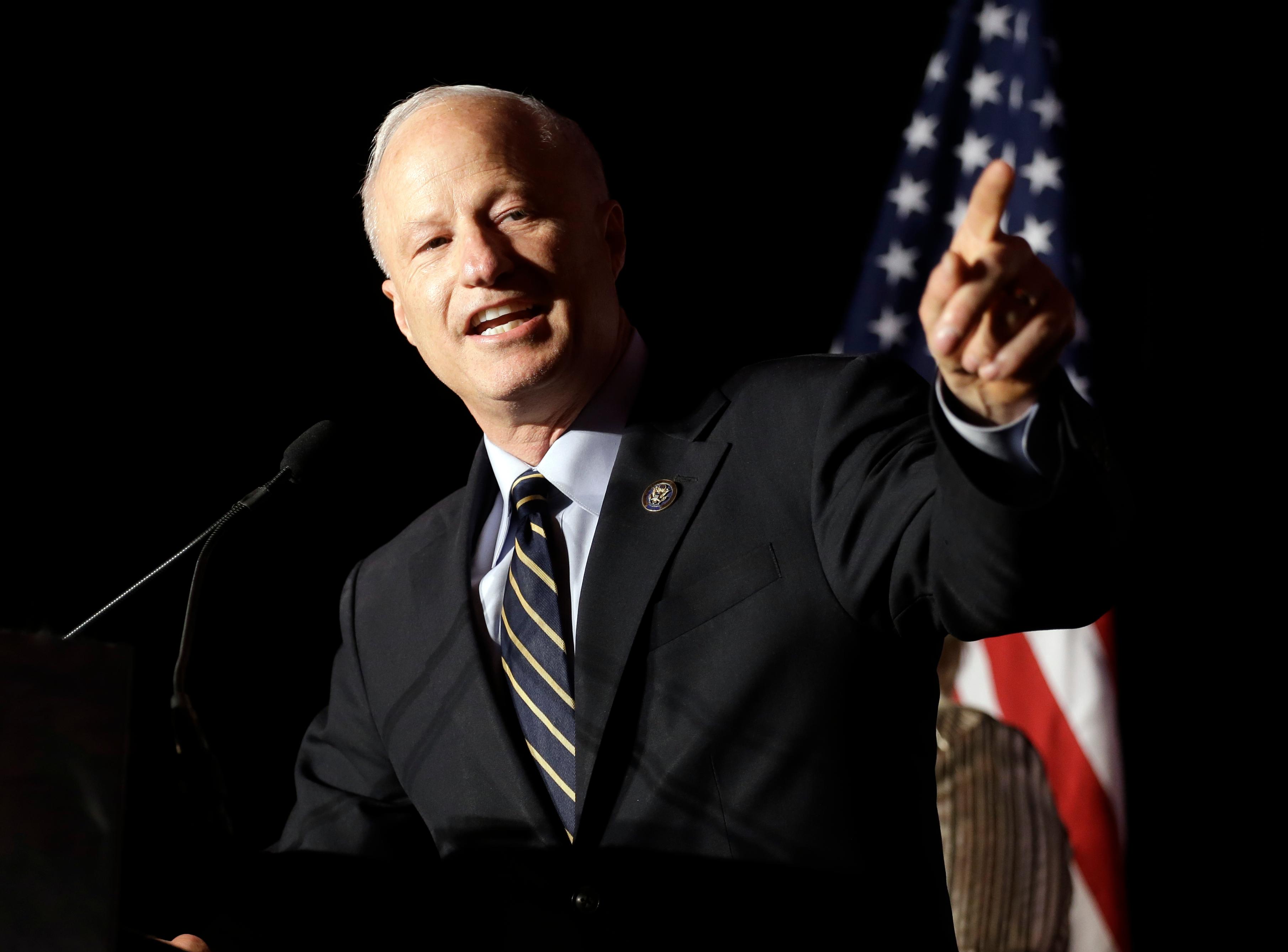 Photo: Mike Coffman victory speech (AP Photo)