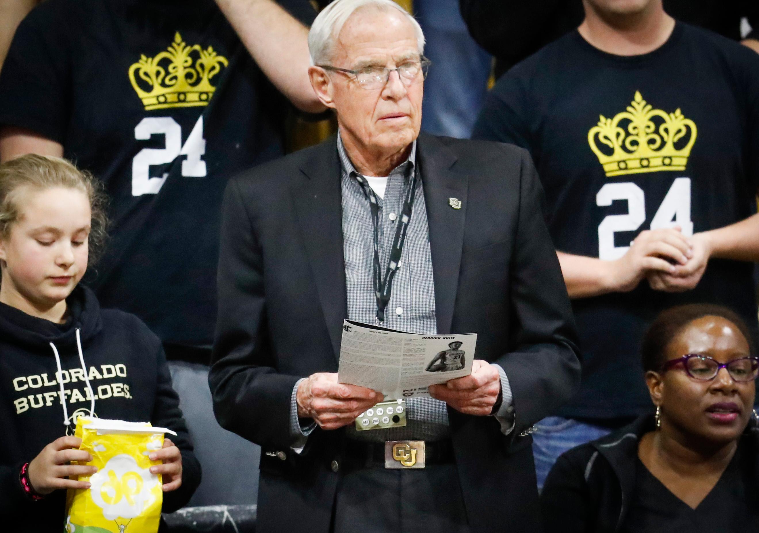 Photo: CU President Bruce Benson (AP Photo)