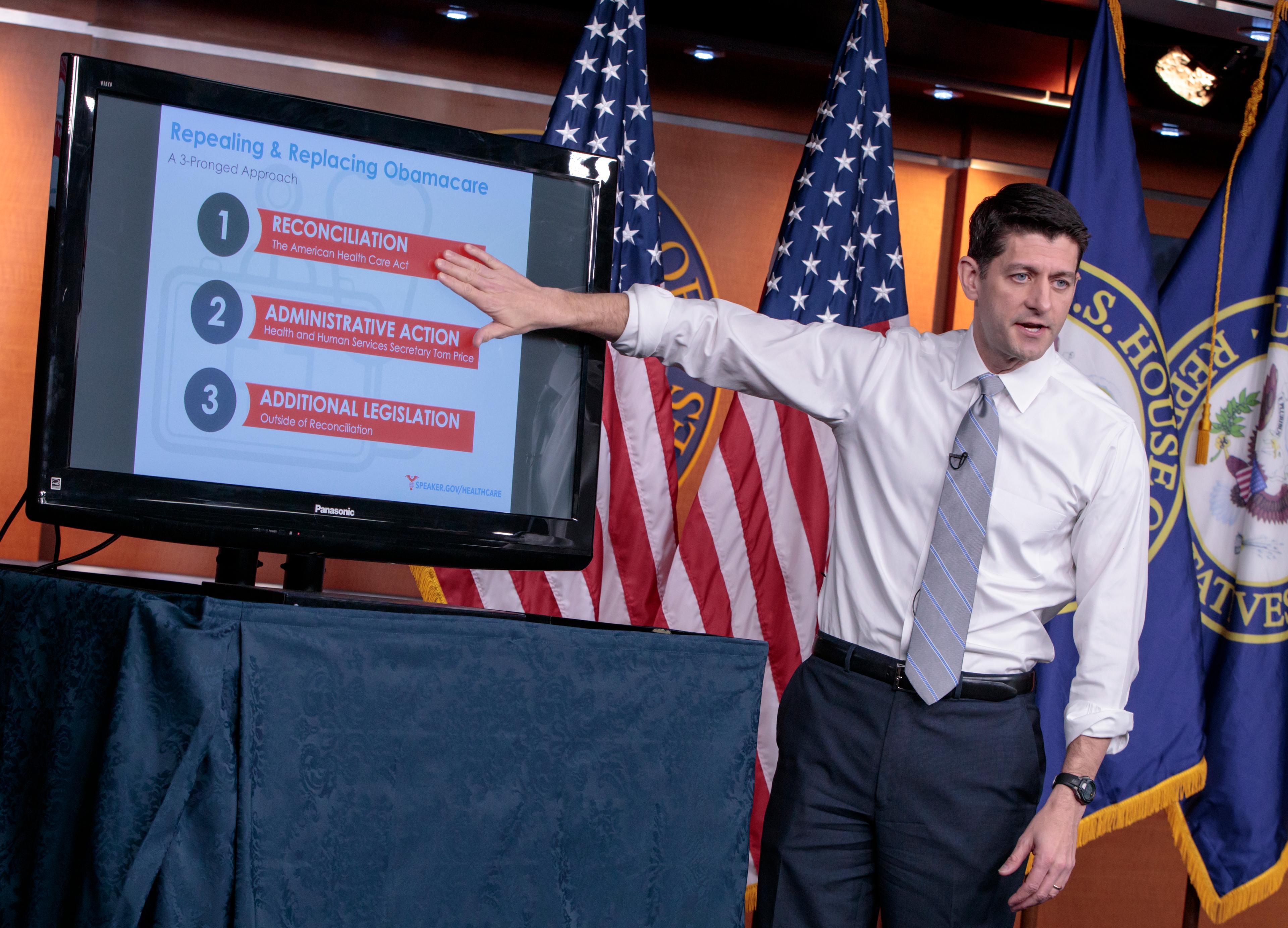 Photo: Paul Ryan GOP Health Care Bill AP