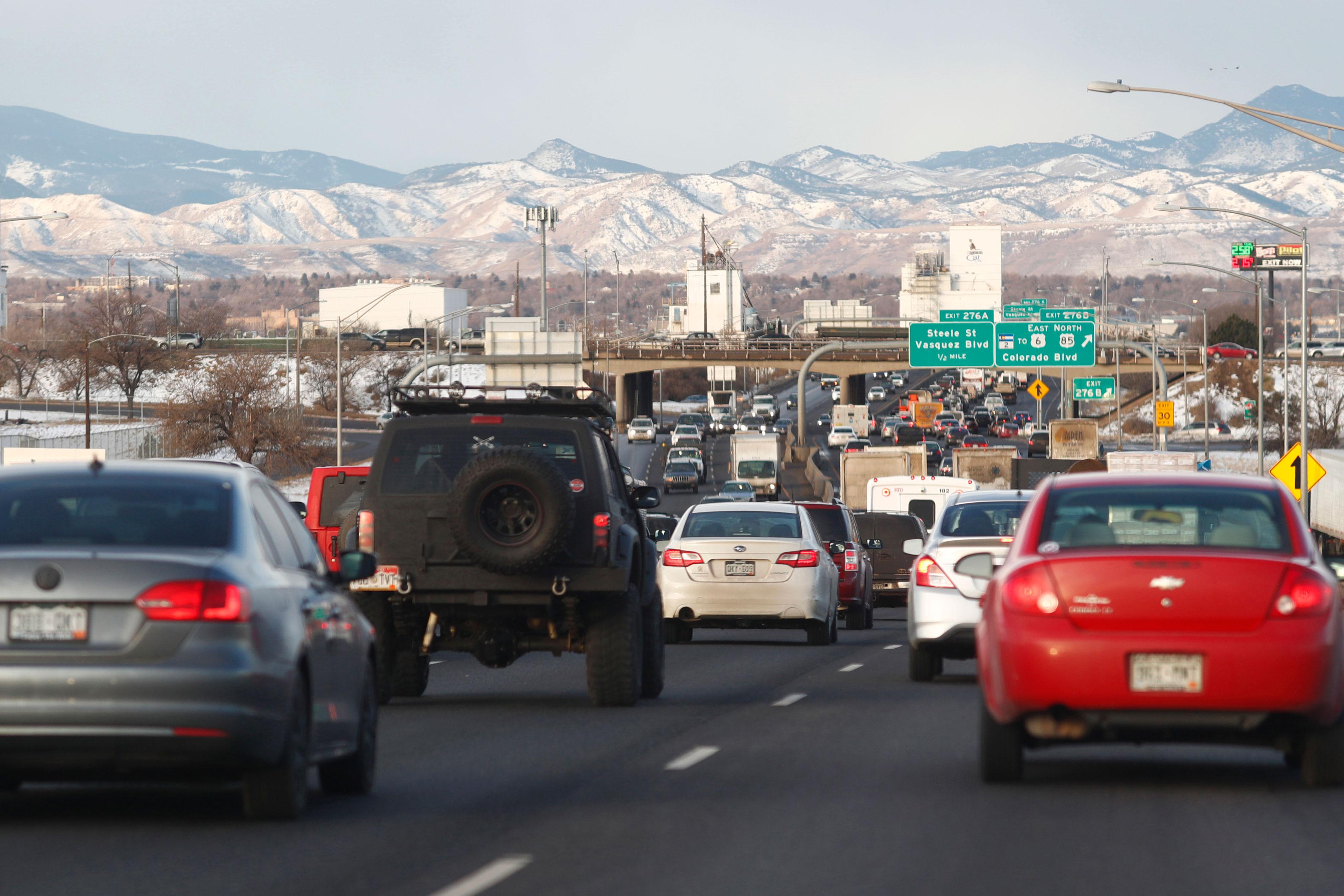 Photo: Denver I-70 Morning Traffic