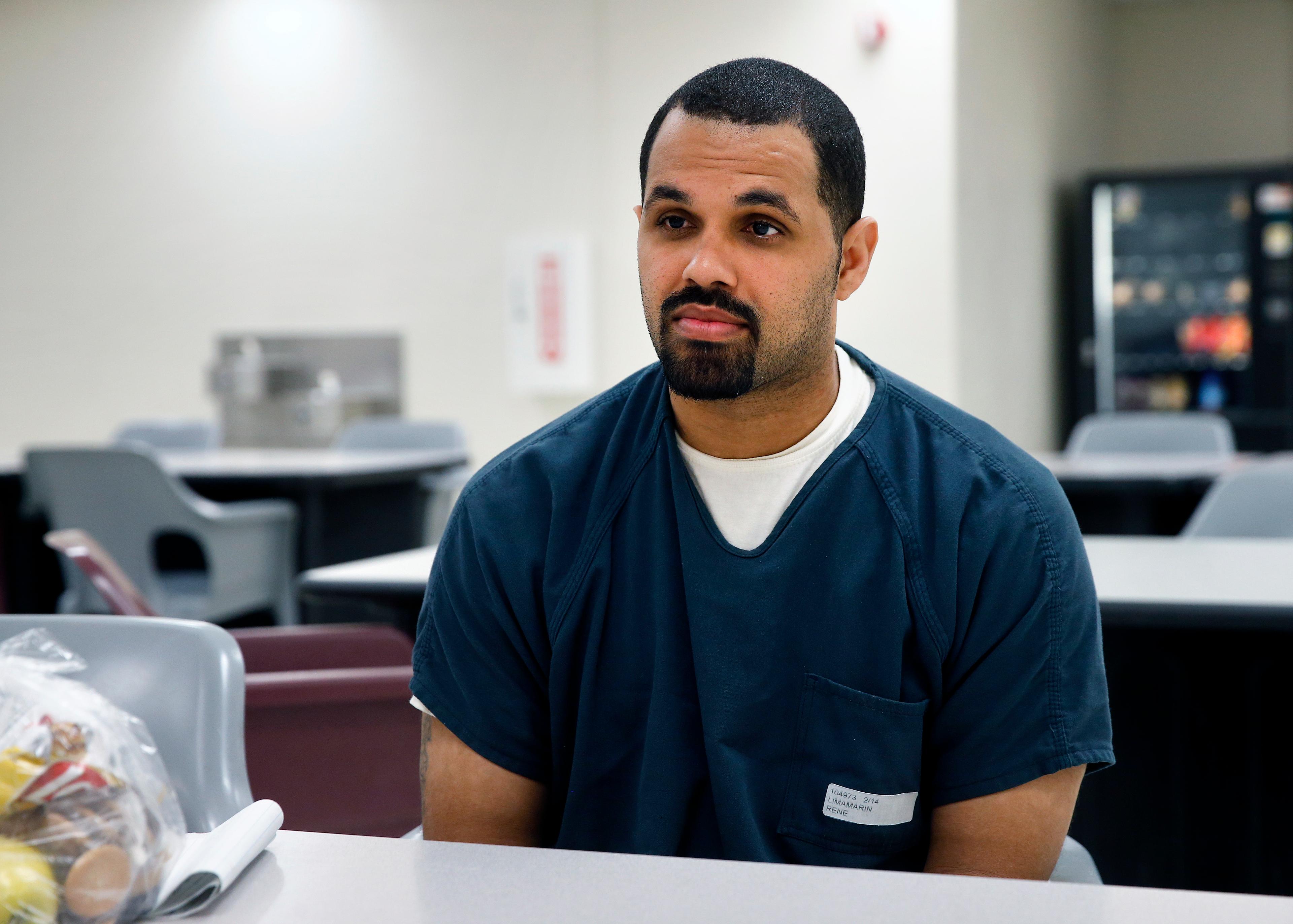 Photo: Rene Lima-Marin sits for a 2014 interview with The Associated Press