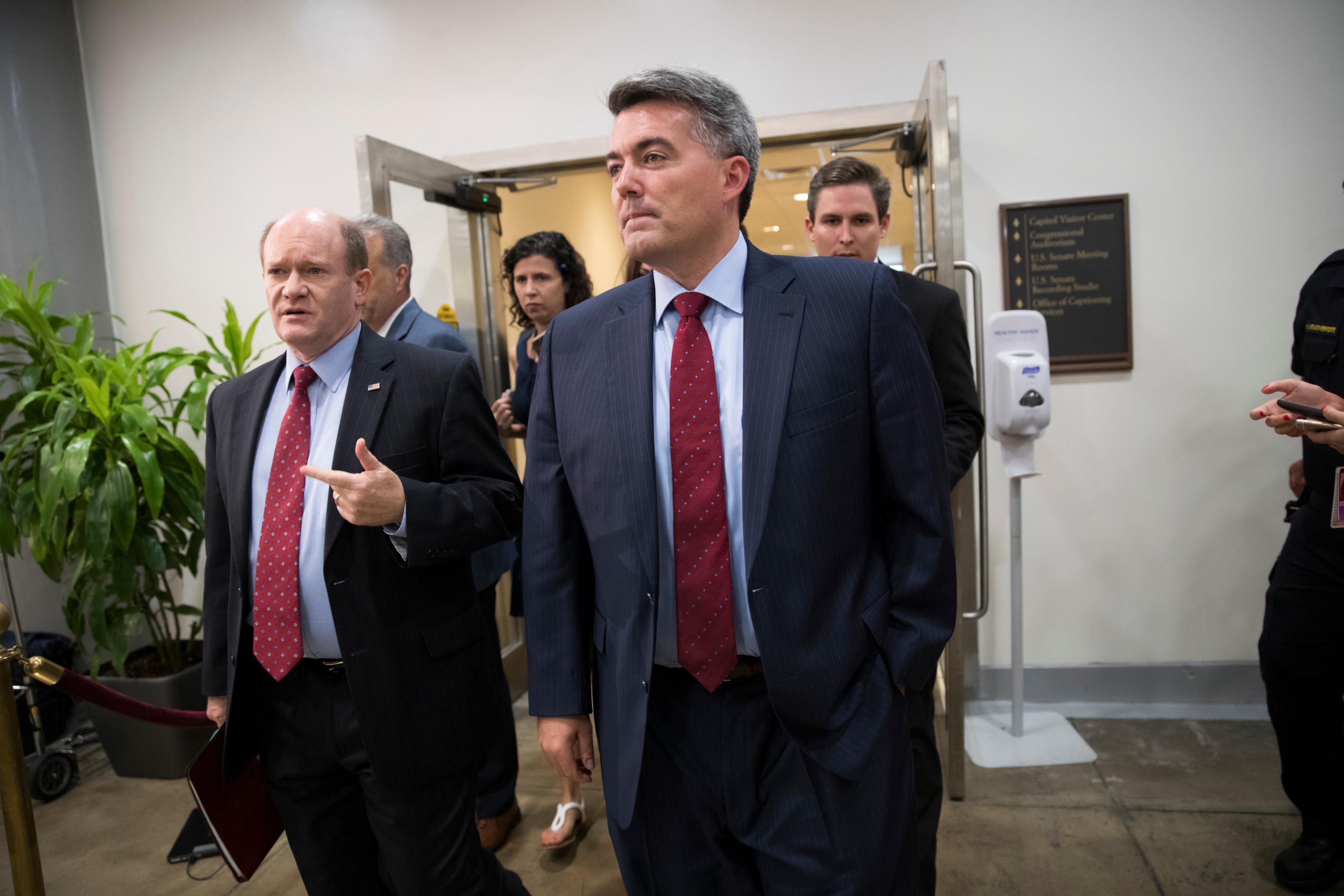 Photo: Cory Gardner on Capitol Hill Aug 2017 (AP Photo)