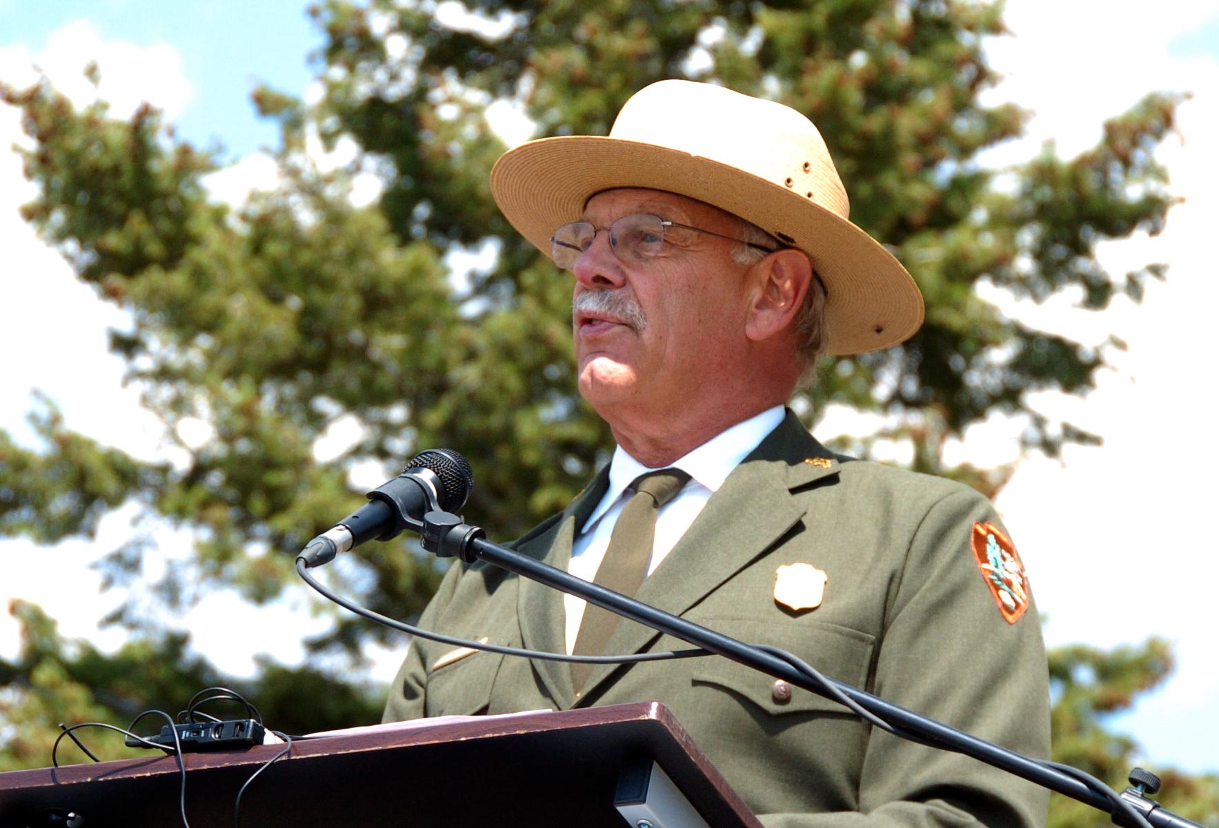 Photo: Yellowstone National Park Superintendent Dan Wenk