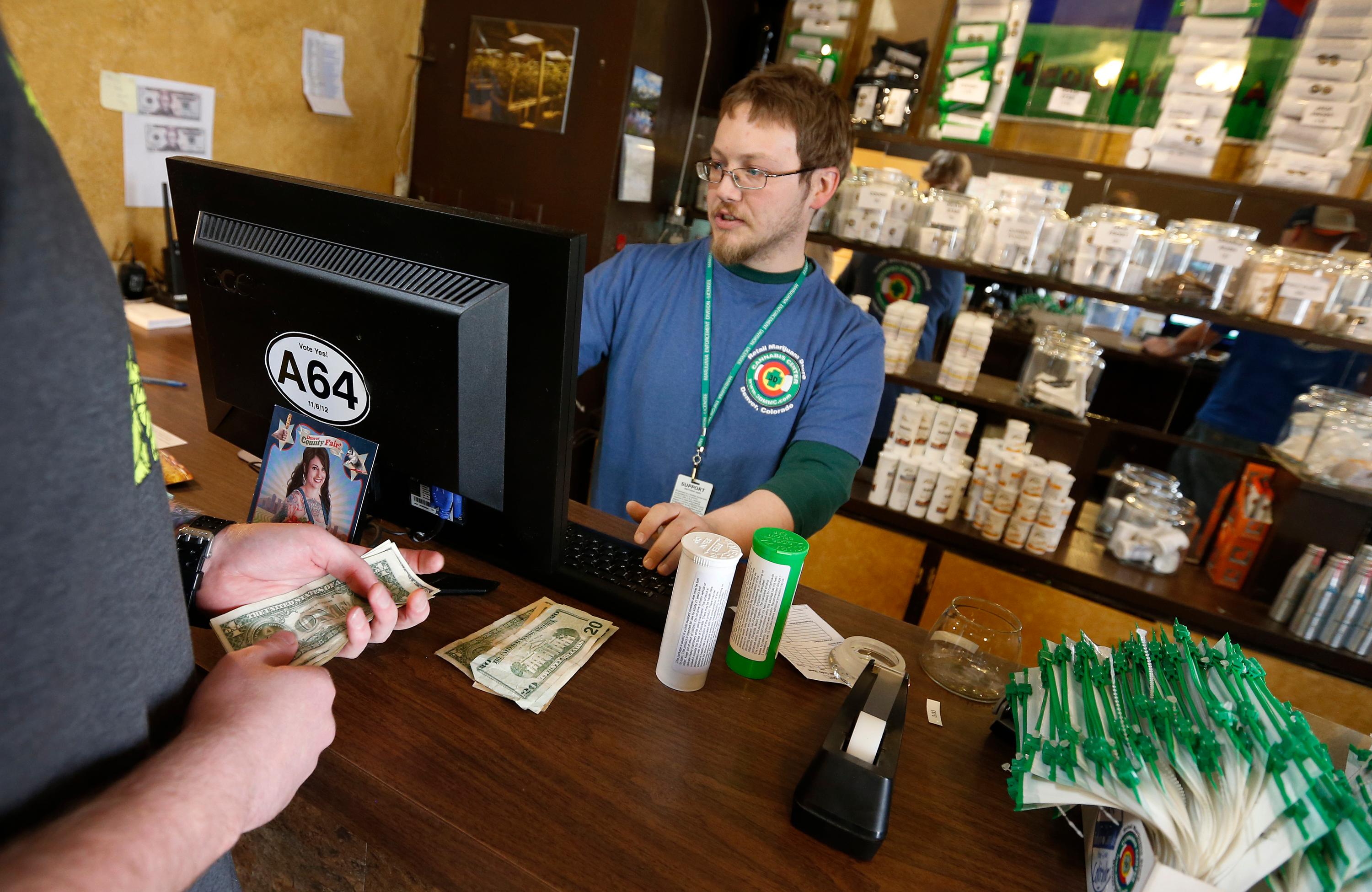 Photo: Marijuana Transaction Dispensary (AP)