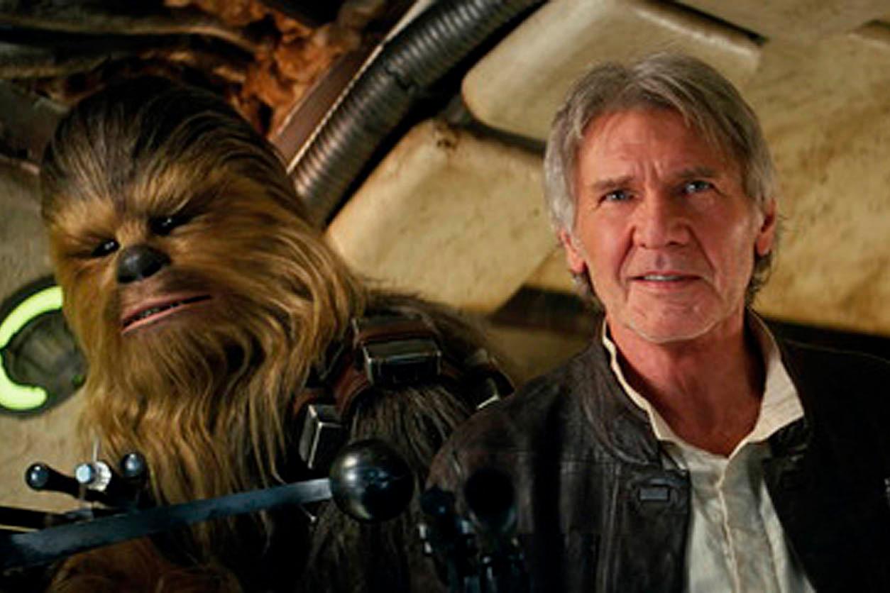 Photo: Star Wars, Ford, Han Solo, Chewbacca, &#039;The Force Awakens&#039;