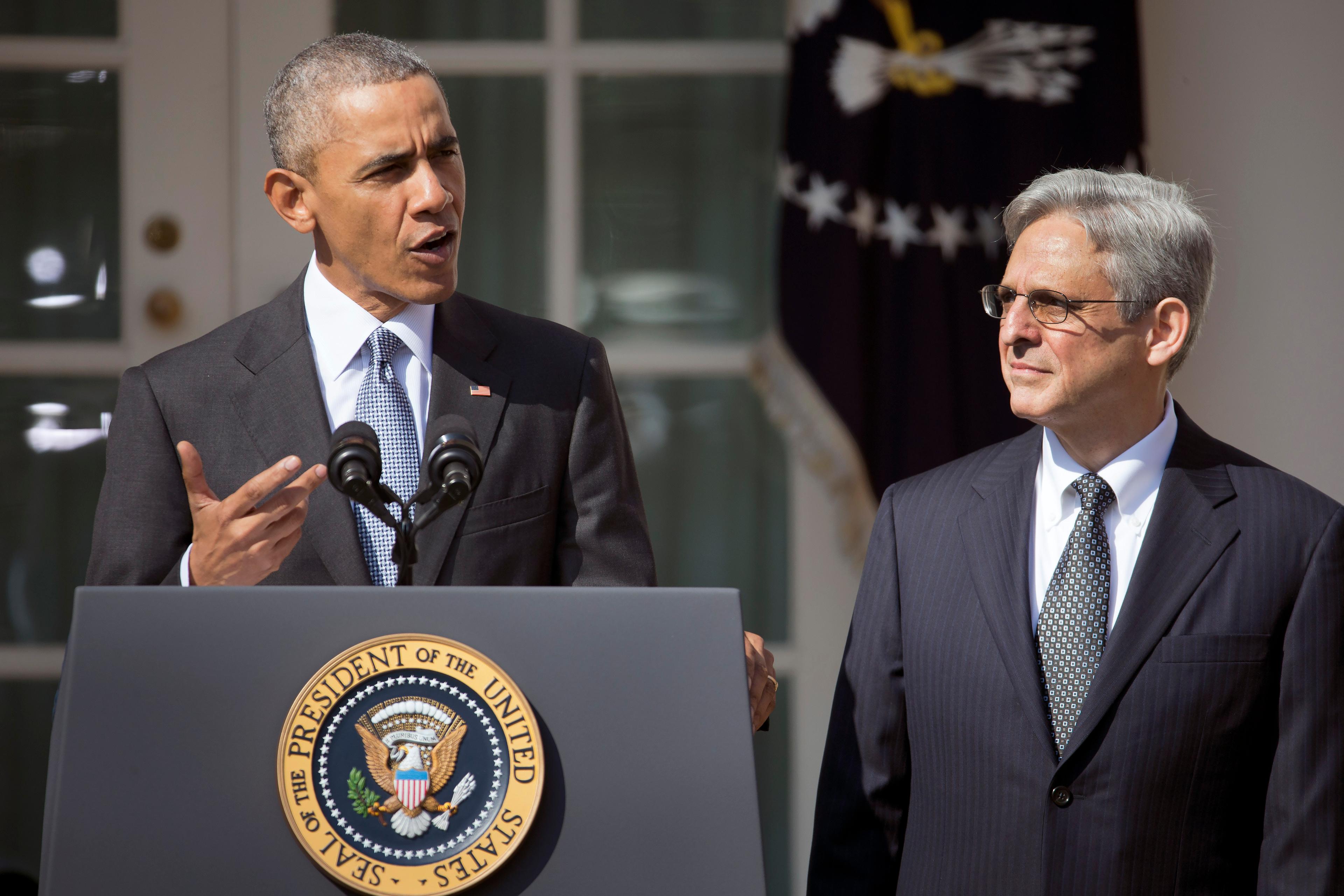 Barack Obama, Merrick Garland