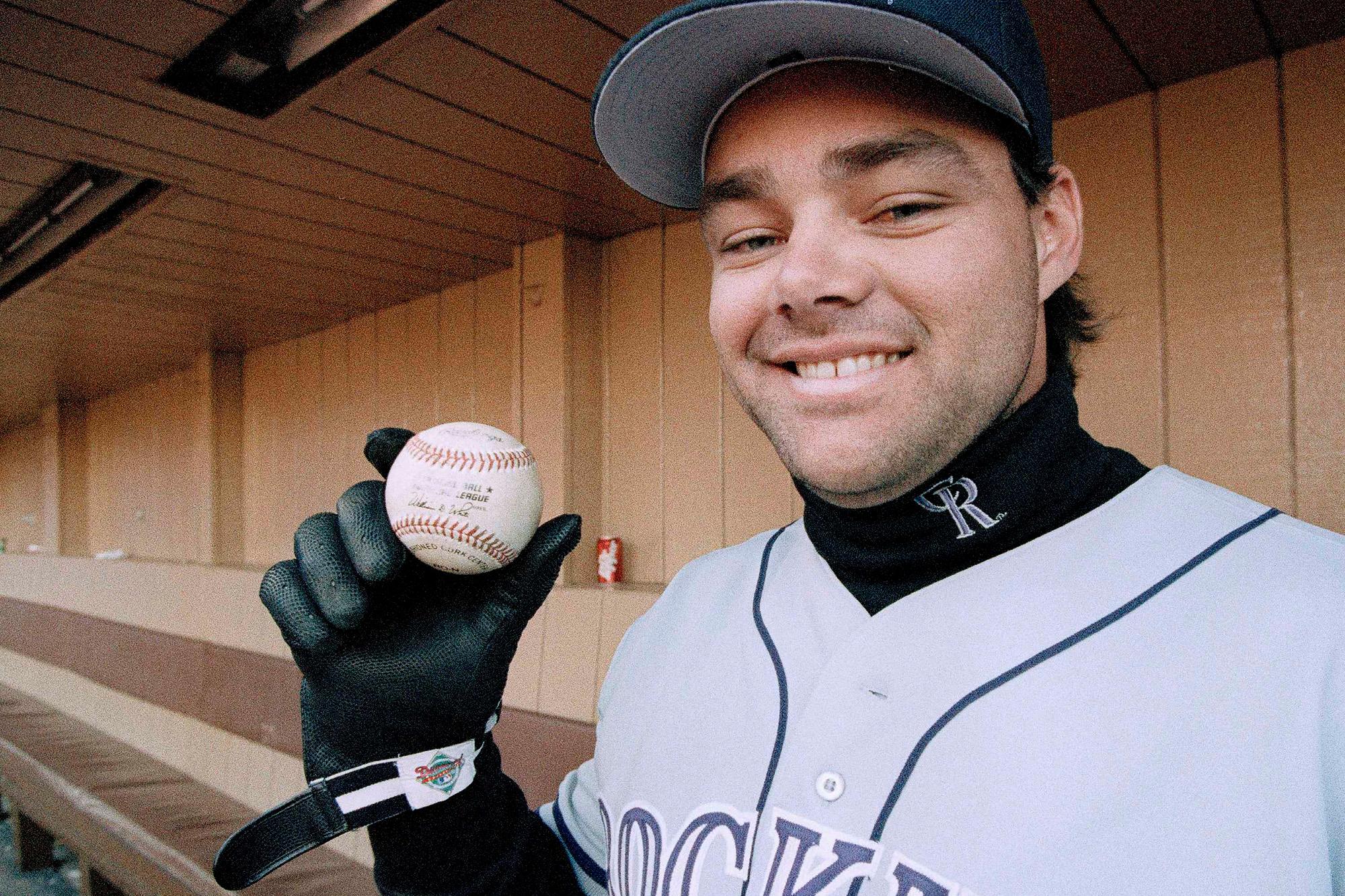 Photo: Dante Bichette Rockies 1