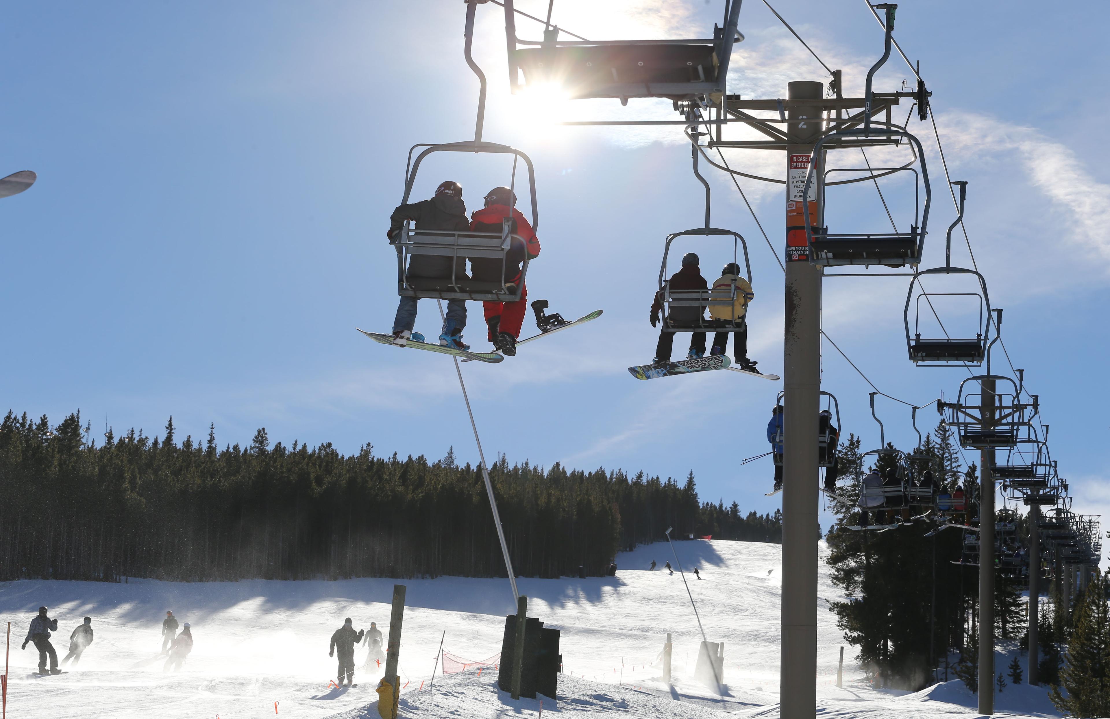 Photo: Breckenridge ski area (AP Photo)