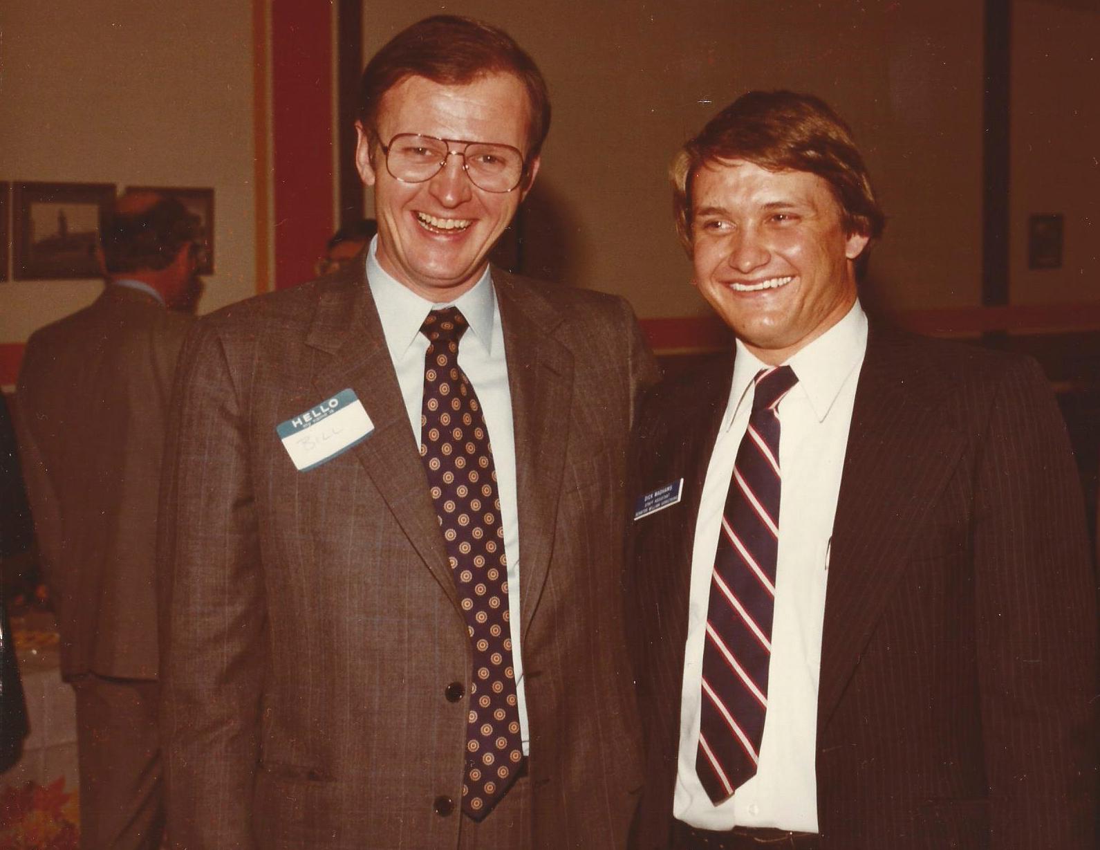 Photo: Former U.S. Sen. Bill Armstrong with Dick Wadhams