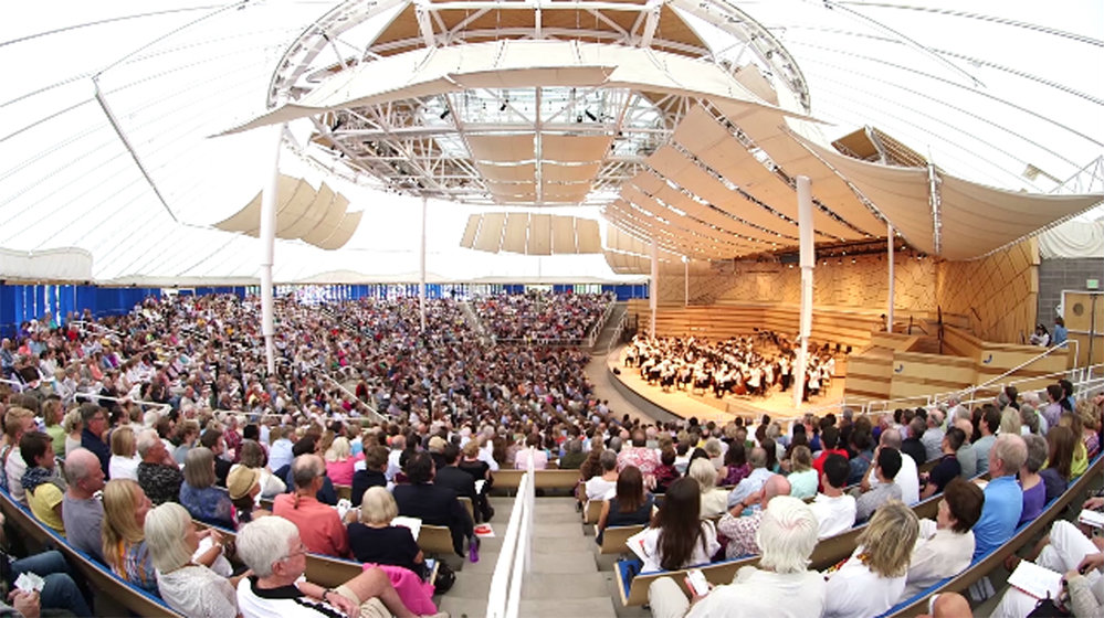 Photo: Aspen Music Festival in tent wide