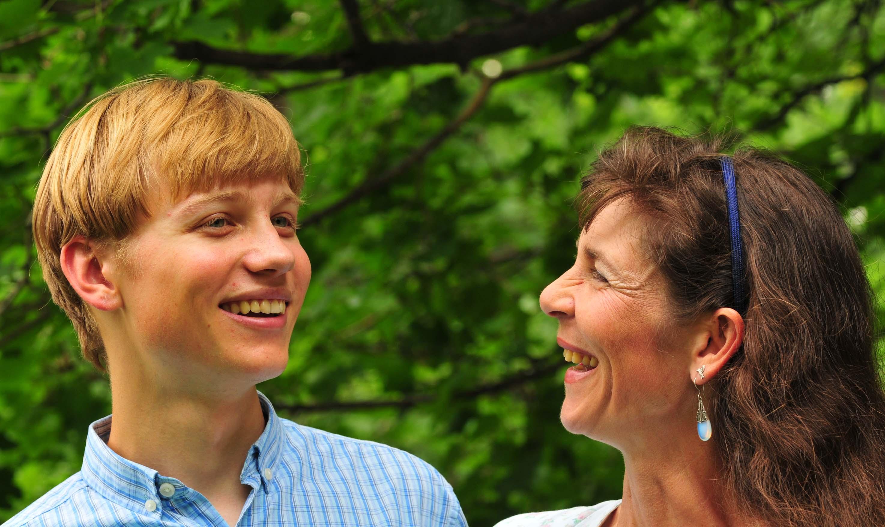 Benjamin Tarasewicz and his mother Malva