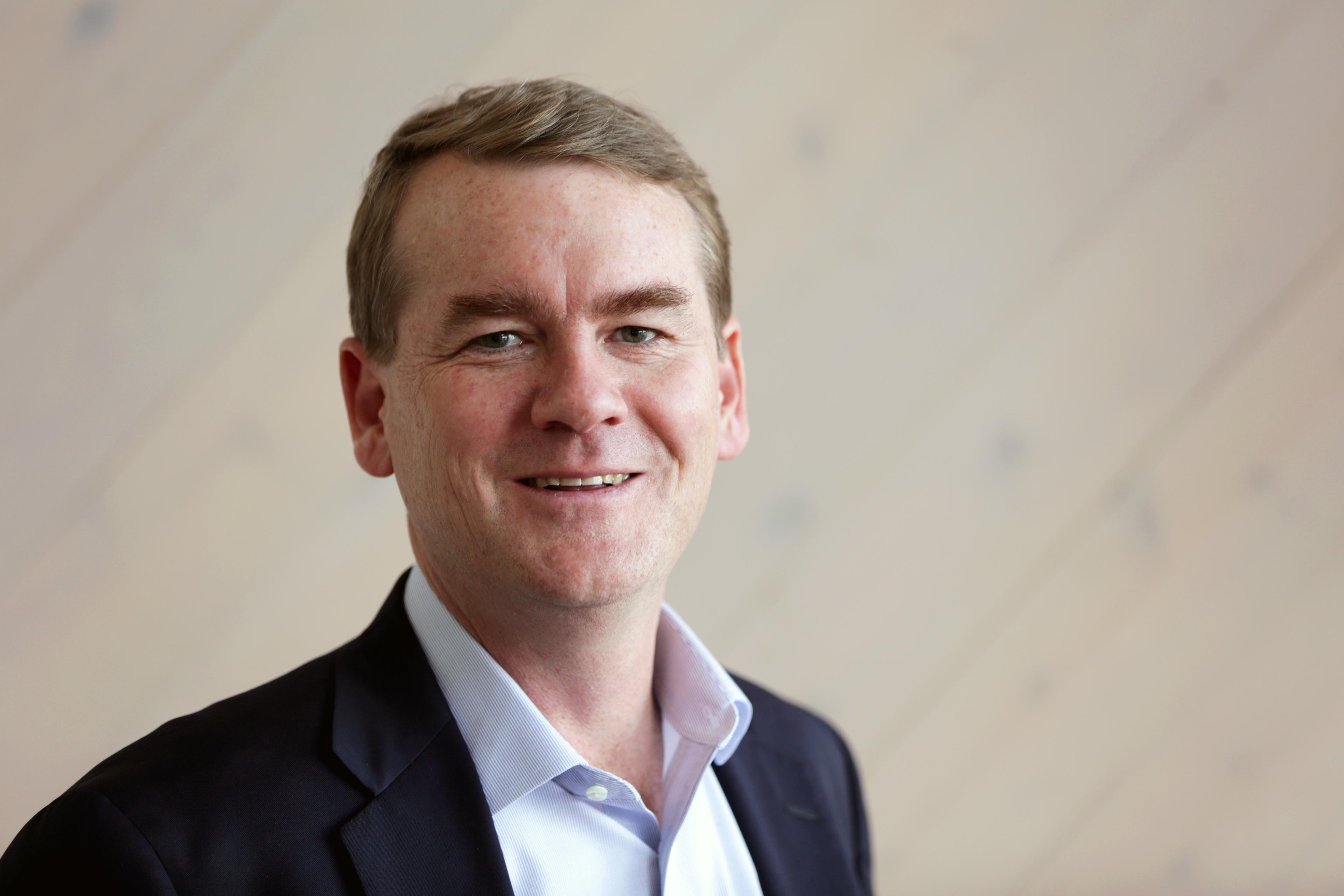 U.S. Sen. Michael Bennet at the CPR studios Friday Oct. 14, 2016 (HV)