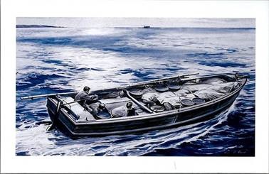 Illustration of boat South from Corregidor