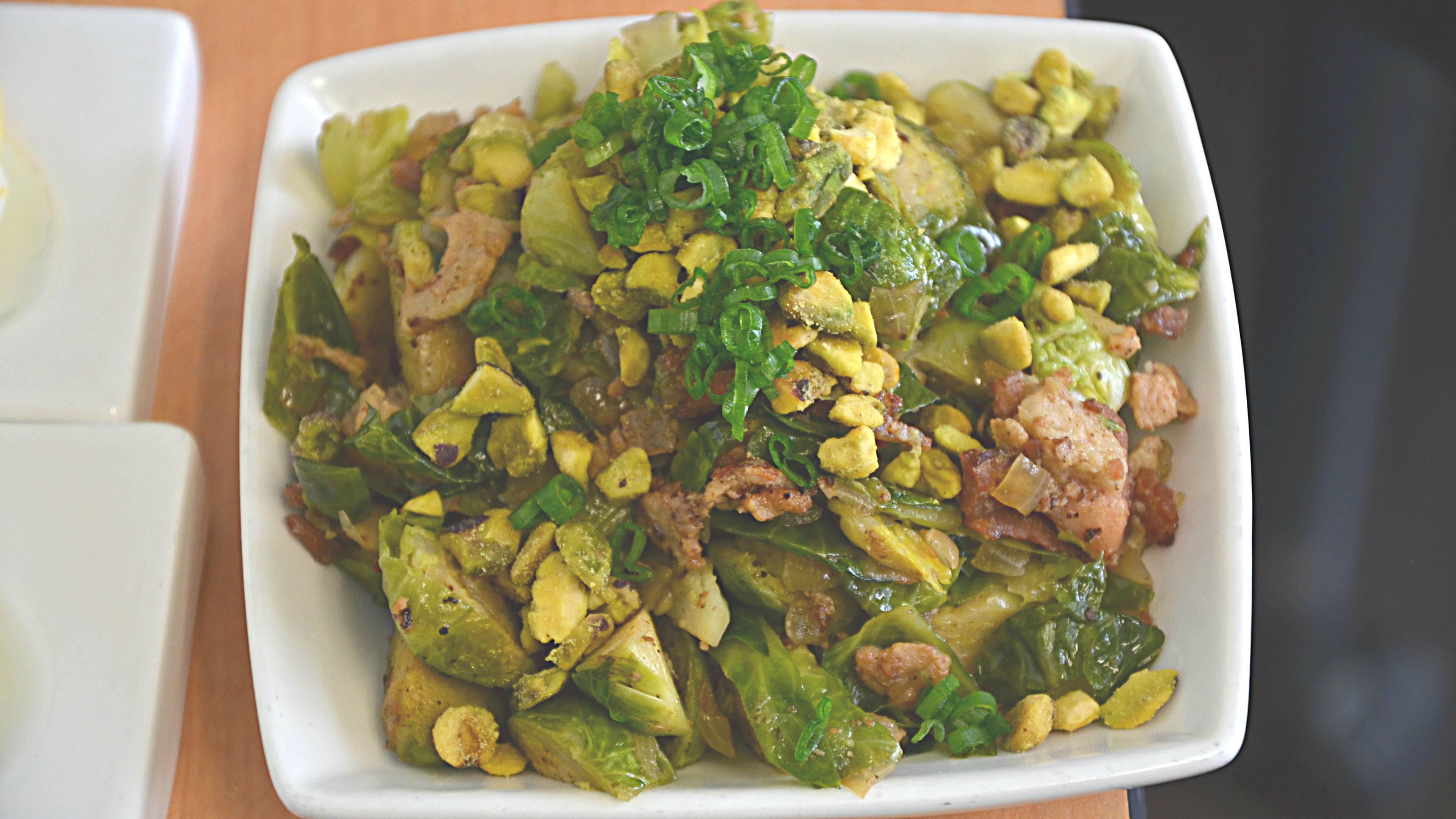 Photo: Brussels sprout salad for the Super Bowl